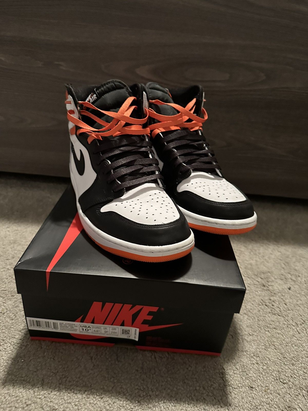 Jordan Brand × Nike Air Jordan 1 Electro Orange | Grailed