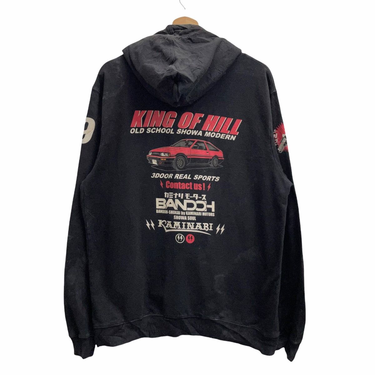 Japanese Brand × Sports Specialties 💥Vtg King Of Hills Car Zipper Sweater Movie Initial D Size US L / EU 52-54 / 3 - 1 Thumbnail