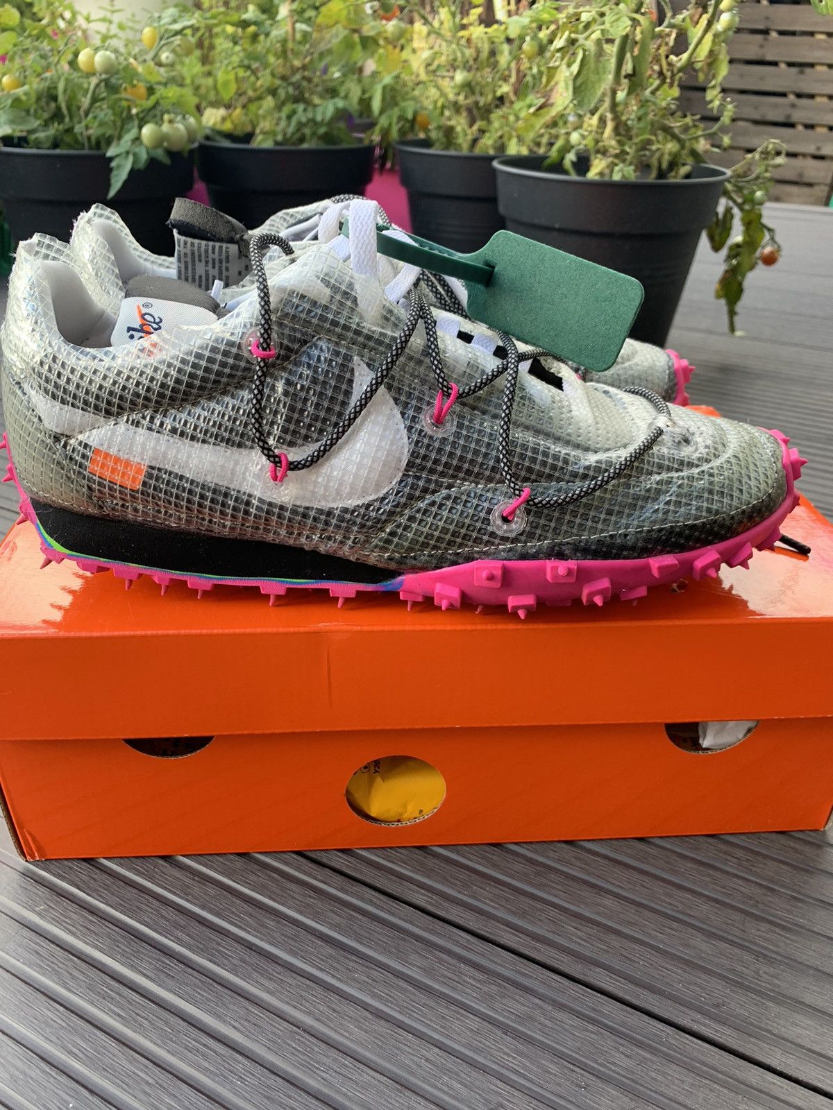 mens nike off white waffle racer