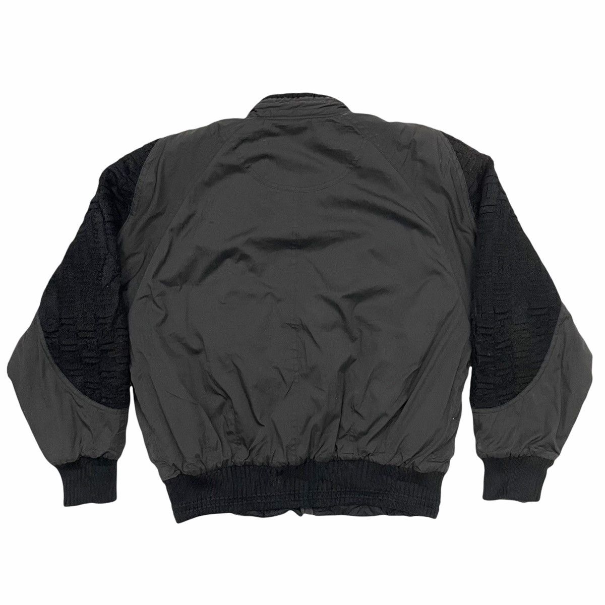 Issey Miyake × Japanese Brand 💥 80s Pia Motorsport Full Black Bomber Jacket Size US M / EU 48-50 / 2 - 5 Thumbnail