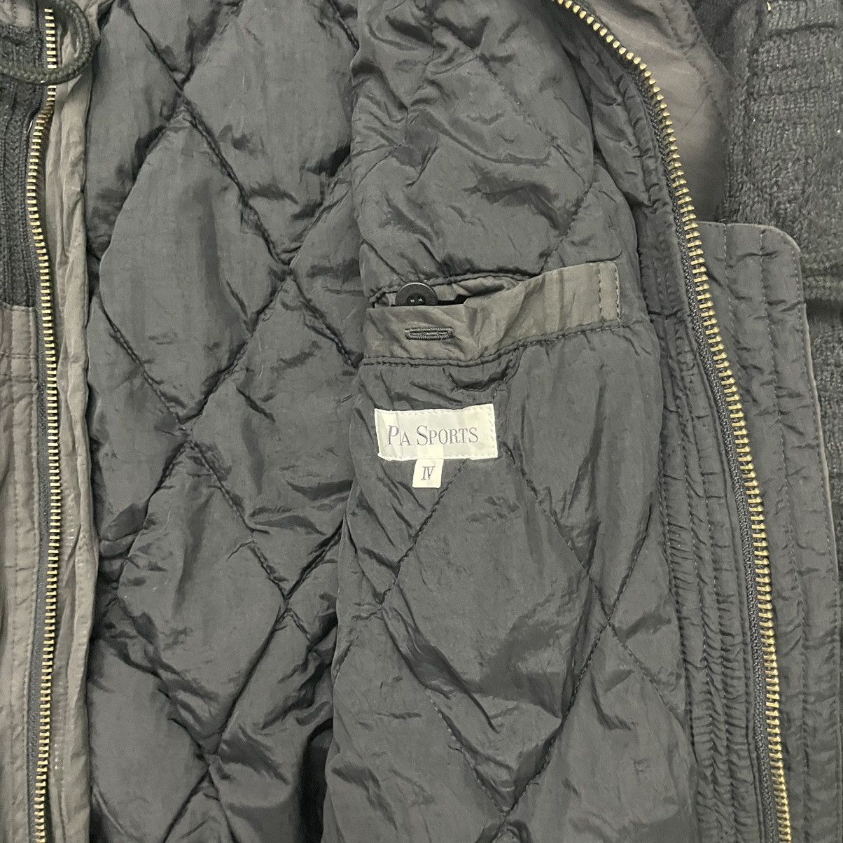 Issey Miyake × Japanese Brand 💥 80s Pia Motorsport Full Black Bomber Jacket Size US M / EU 48-50 / 2 - 6 Thumbnail