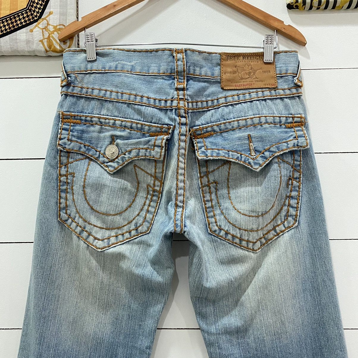 True Religion True Religion Distressed Denim Jeans Size US 33 - 3 Thumbnail