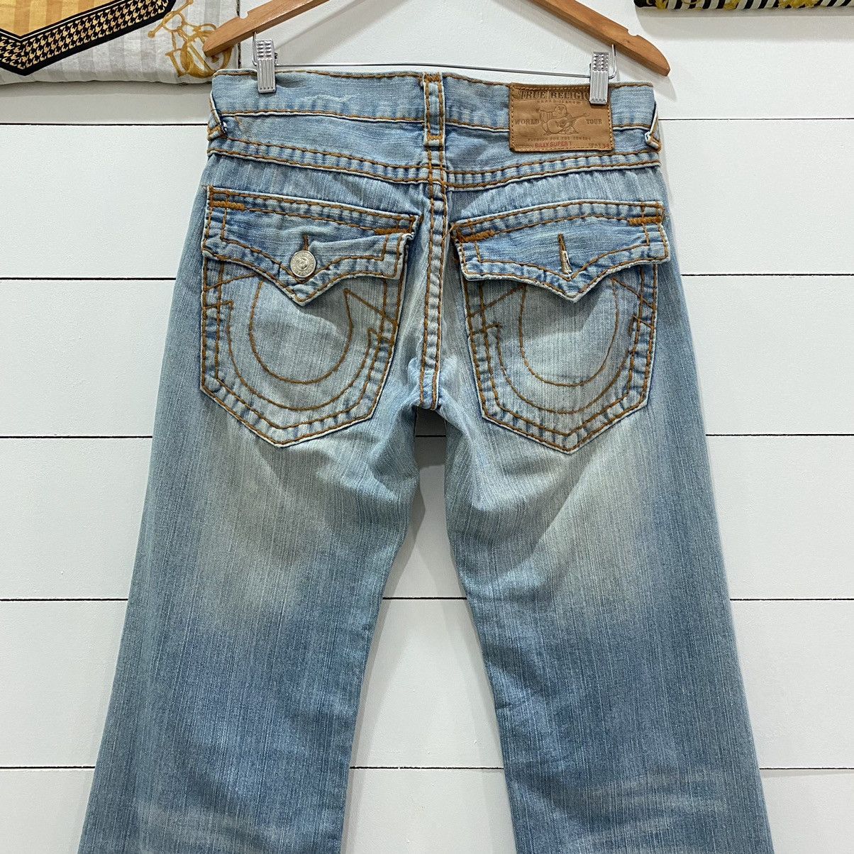 True Religion True Religion Distressed Denim Jeans Size US 33 - 2 Thumbnail