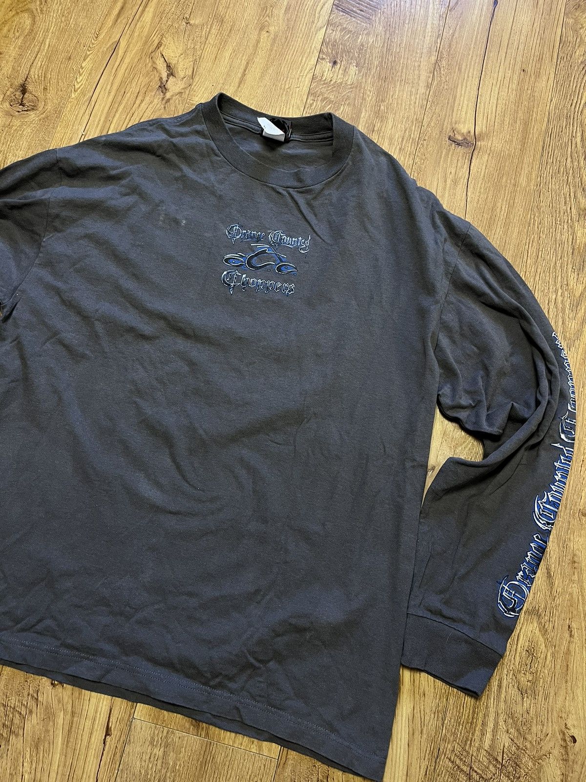 Vintage × West Coast Choppers Y2k Vintage Orange County Choppers Longsleeve Size US XL / EU 56 / 4 - 4 Thumbnail