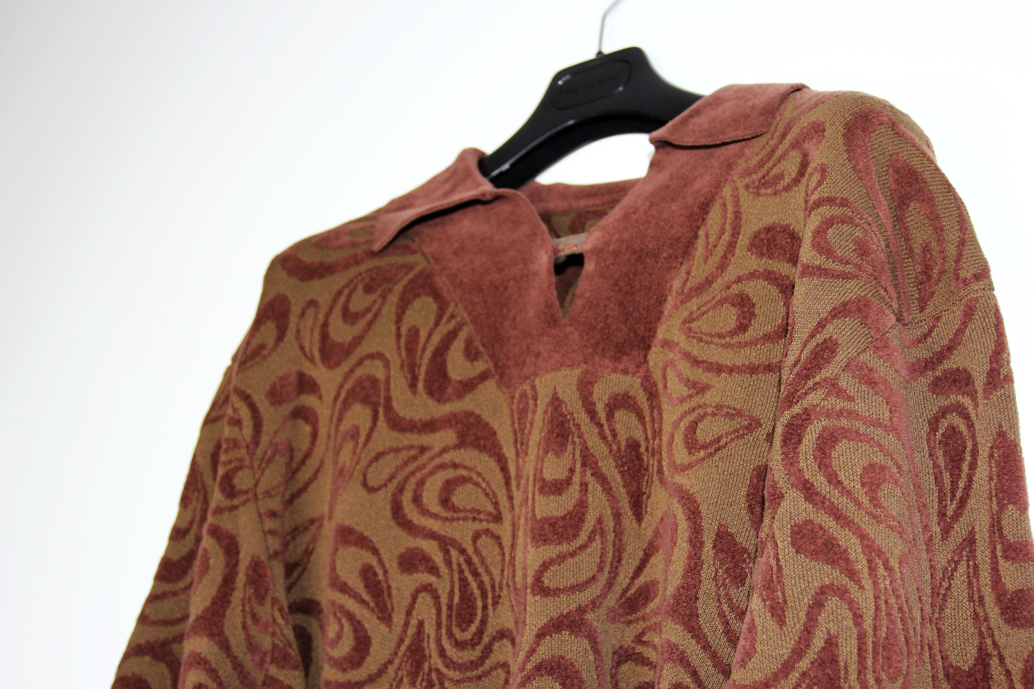 Jacquemus BNWT AW22 JACQUEMUS "LE PAPIER" LE POLO PAISLEY SWEATER S Size US S / EU 44-46 / 1 - 4 Thumbnail