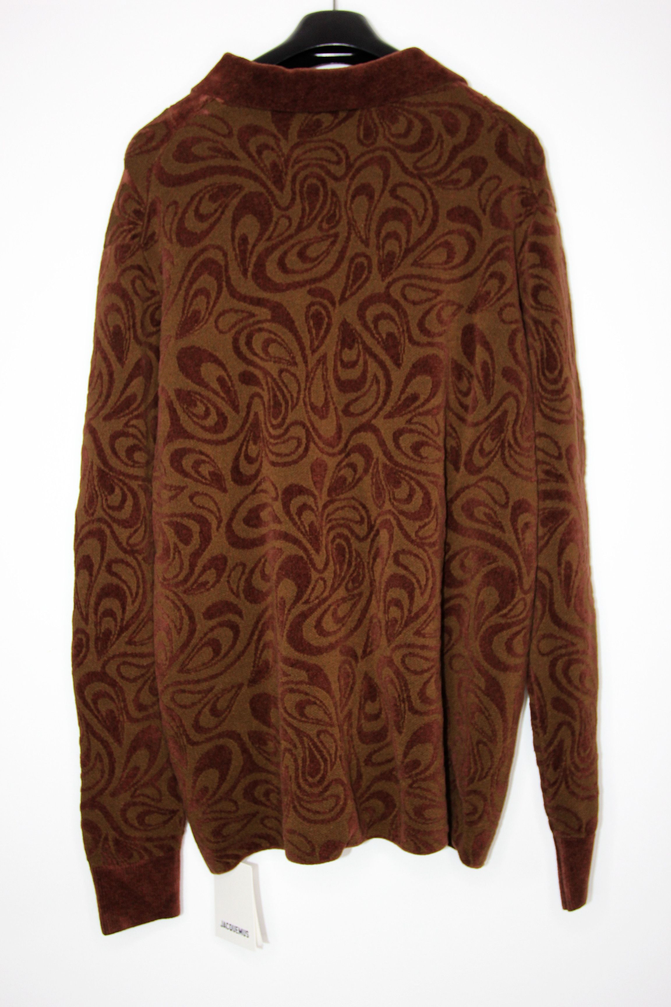 Jacquemus BNWT AW22 JACQUEMUS "LE PAPIER" LE POLO PAISLEY SWEATER S Size US S / EU 44-46 / 1 - 3 Thumbnail