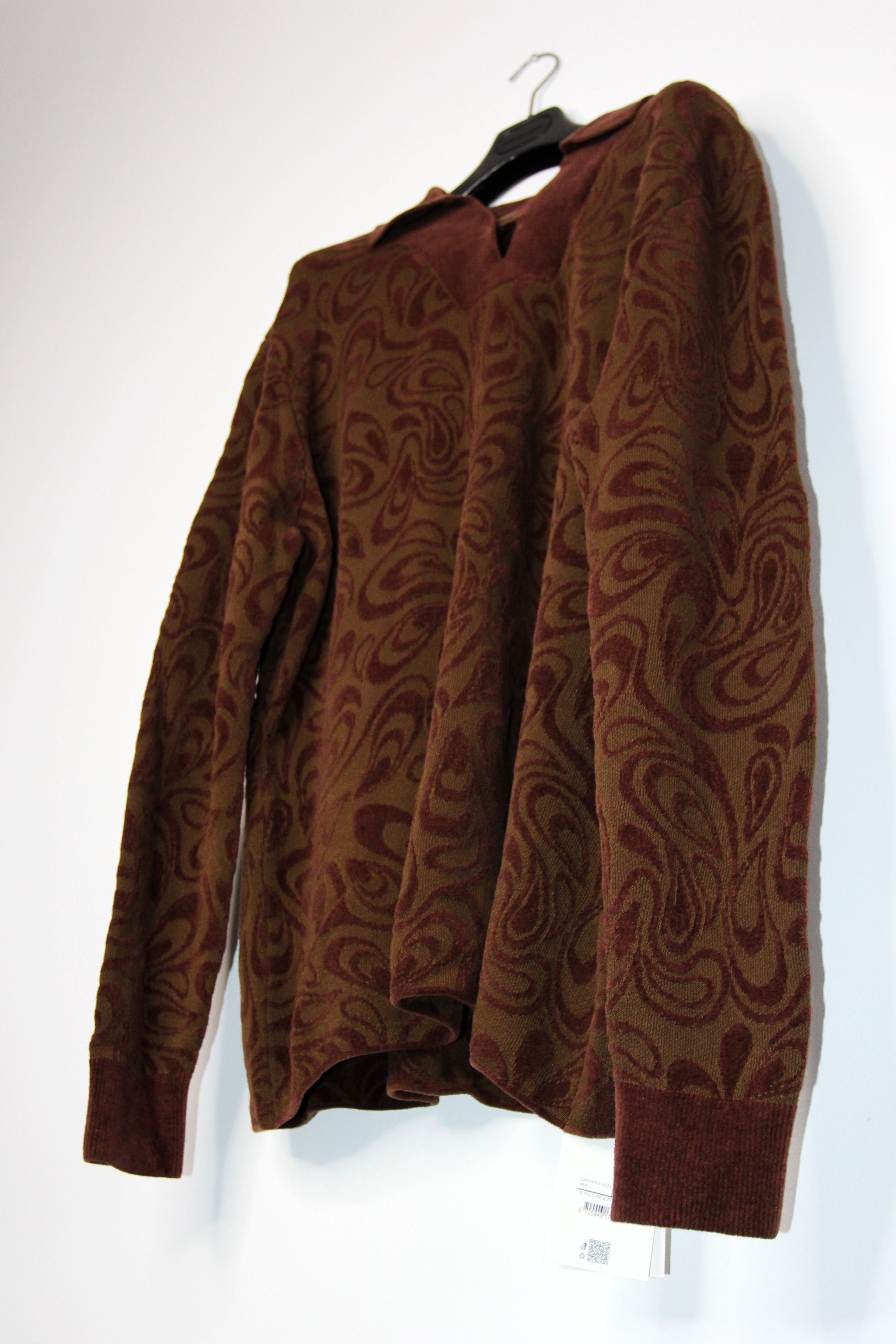 Jacquemus BNWT AW22 JACQUEMUS "LE PAPIER" LE POLO PAISLEY SWEATER S Size US S / EU 44-46 / 1 - 5 Thumbnail