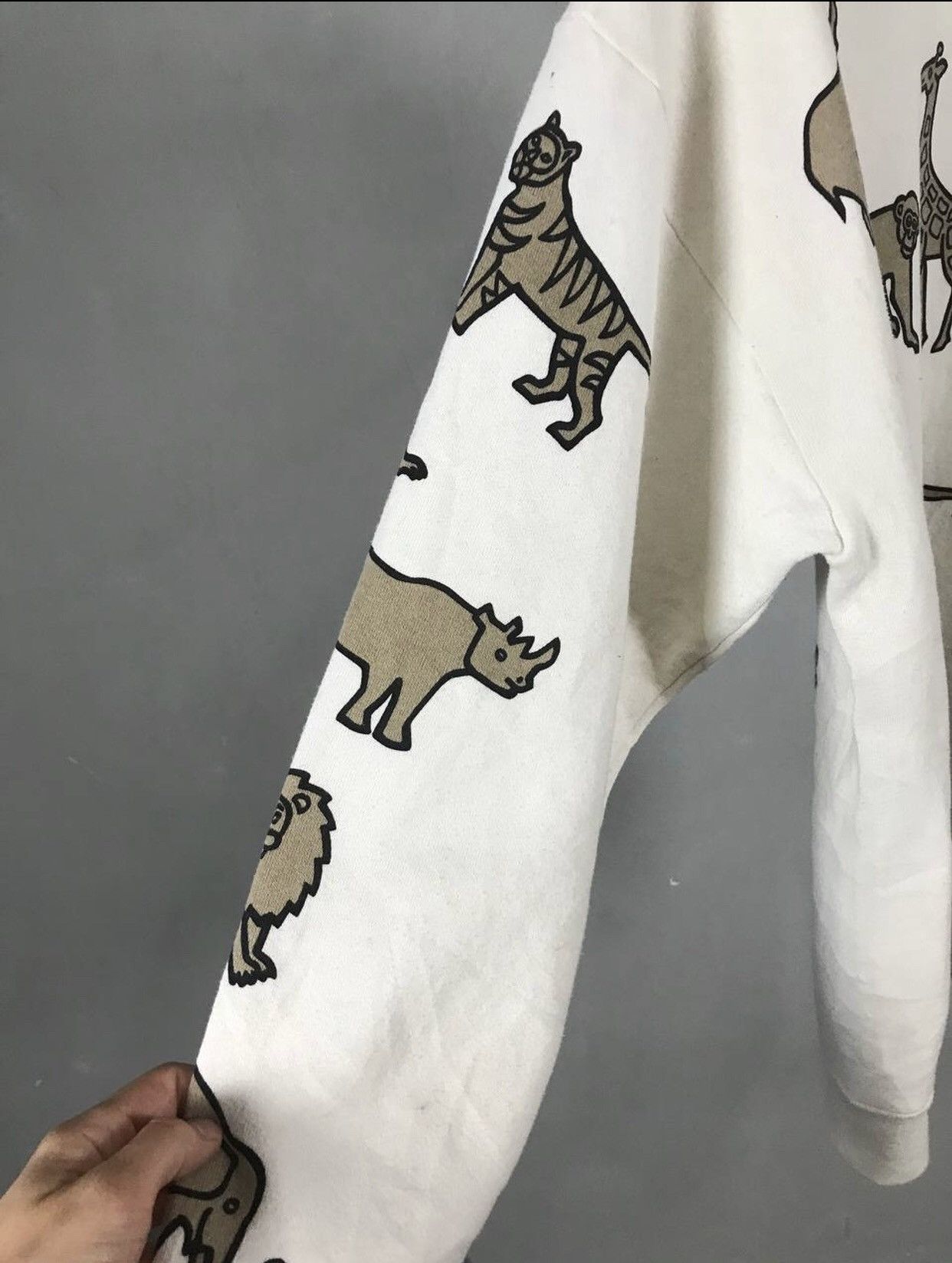 Vintage Animal American vintage overprinted made in USA sweatshirt Size US XL / EU 56 / 4 - 8 Thumbnail