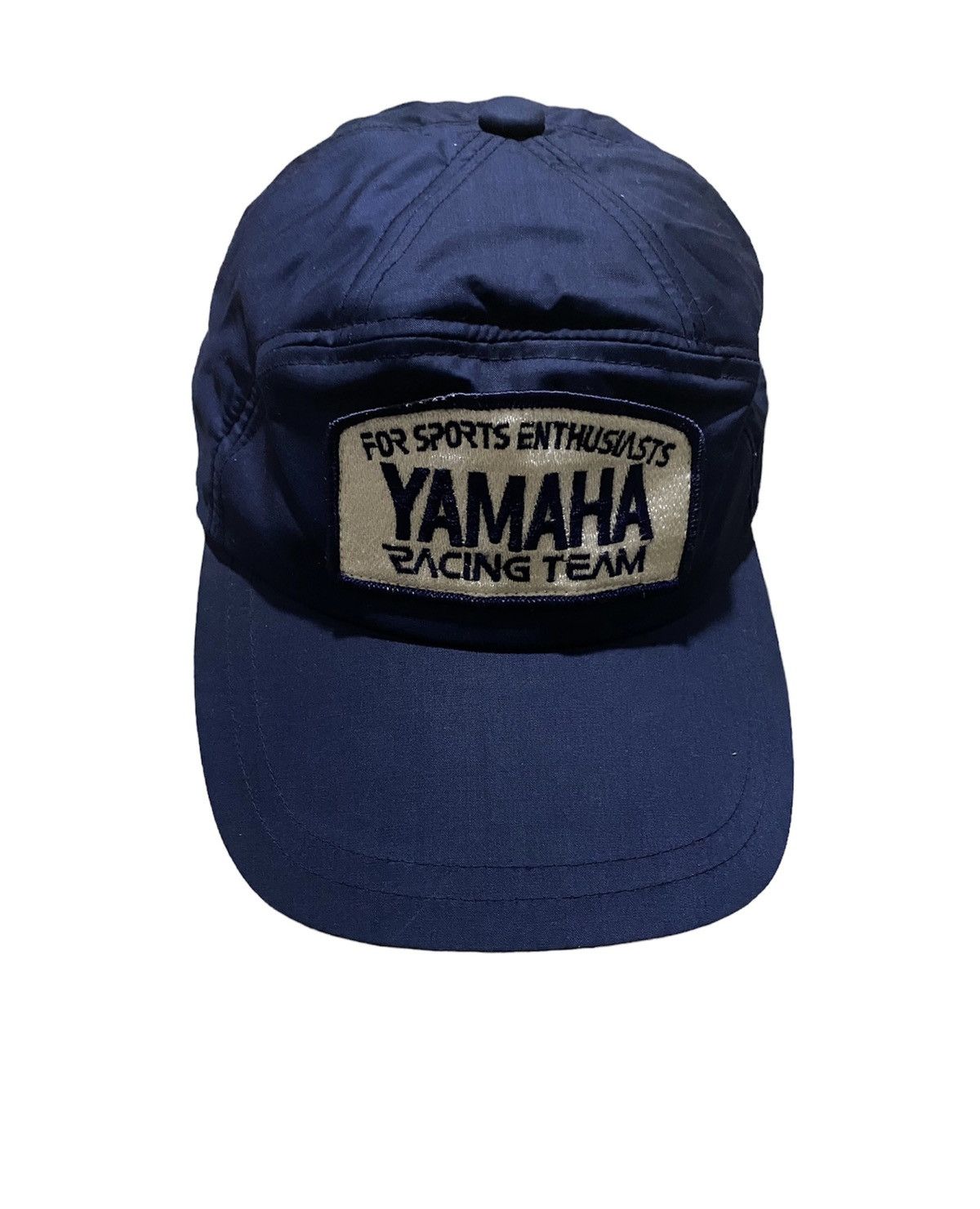 Vintage VTG 90’s Yamaha Racing Team Big Patches Cap Ear Flaps Size ONE SIZE - 2 Preview
