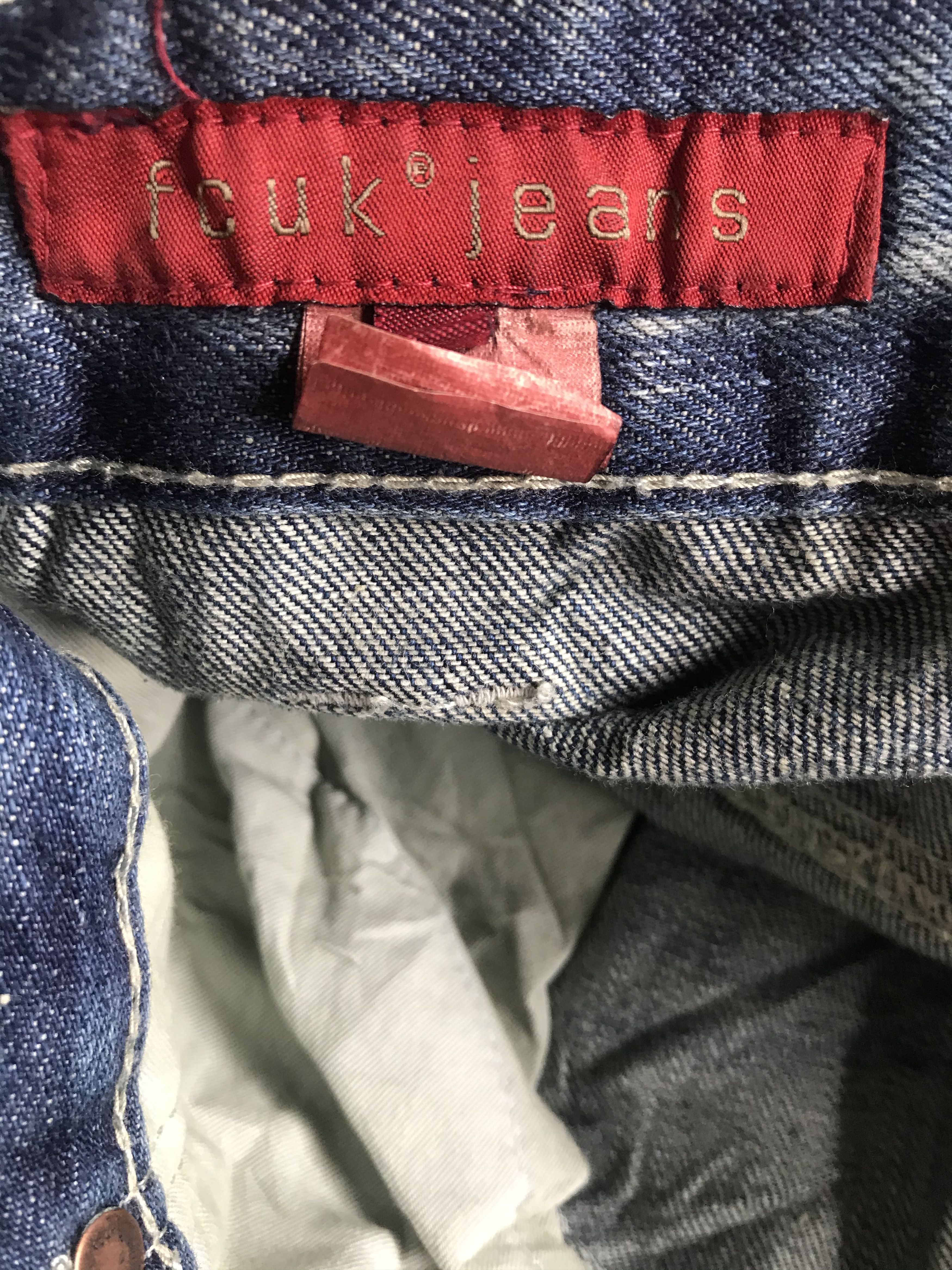 FCUK FCUK Distressed Denim Size US 35 - 16 Thumbnail