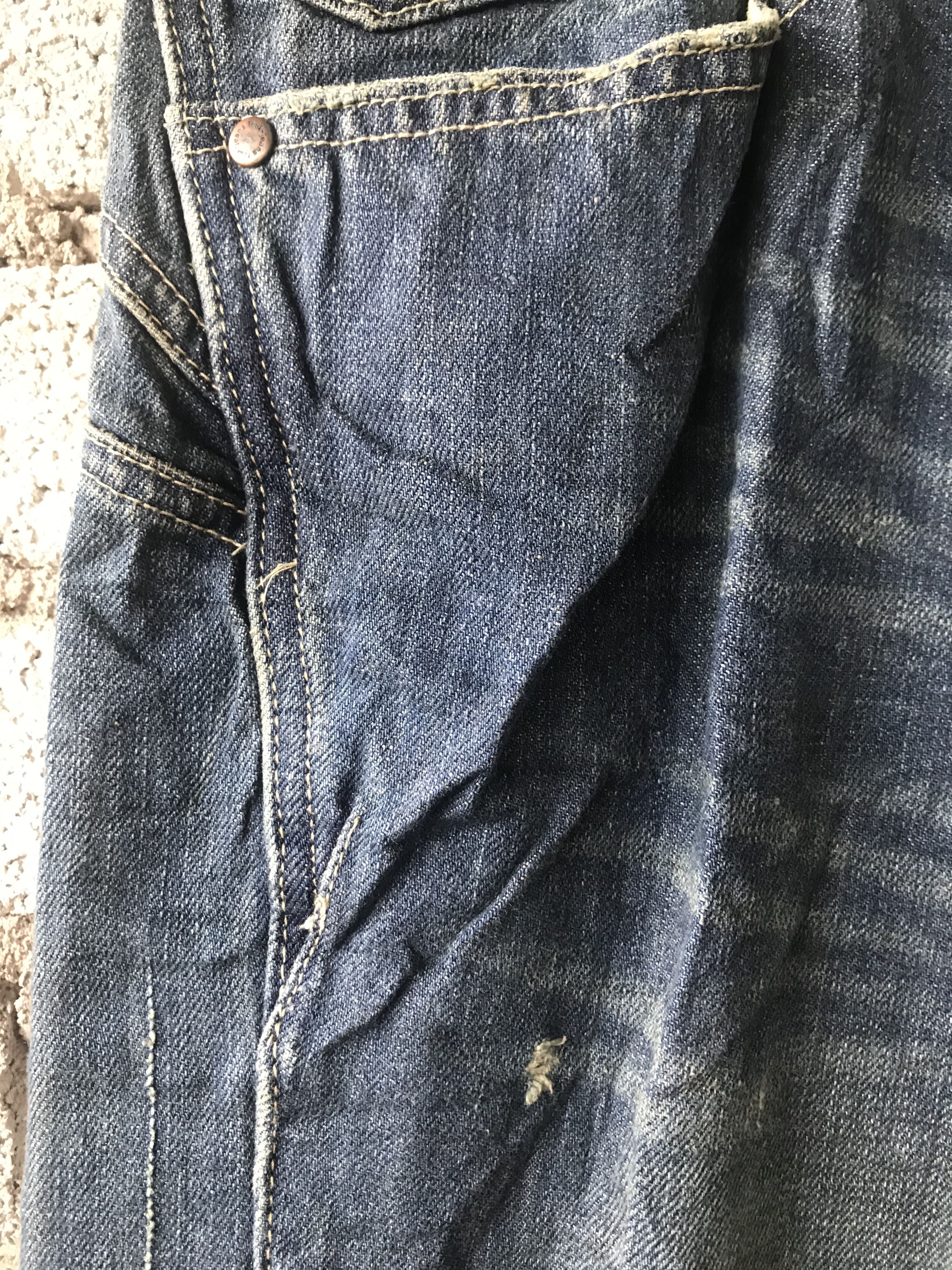 FCUK FCUK Distressed Denim Size US 35 - 14 Thumbnail