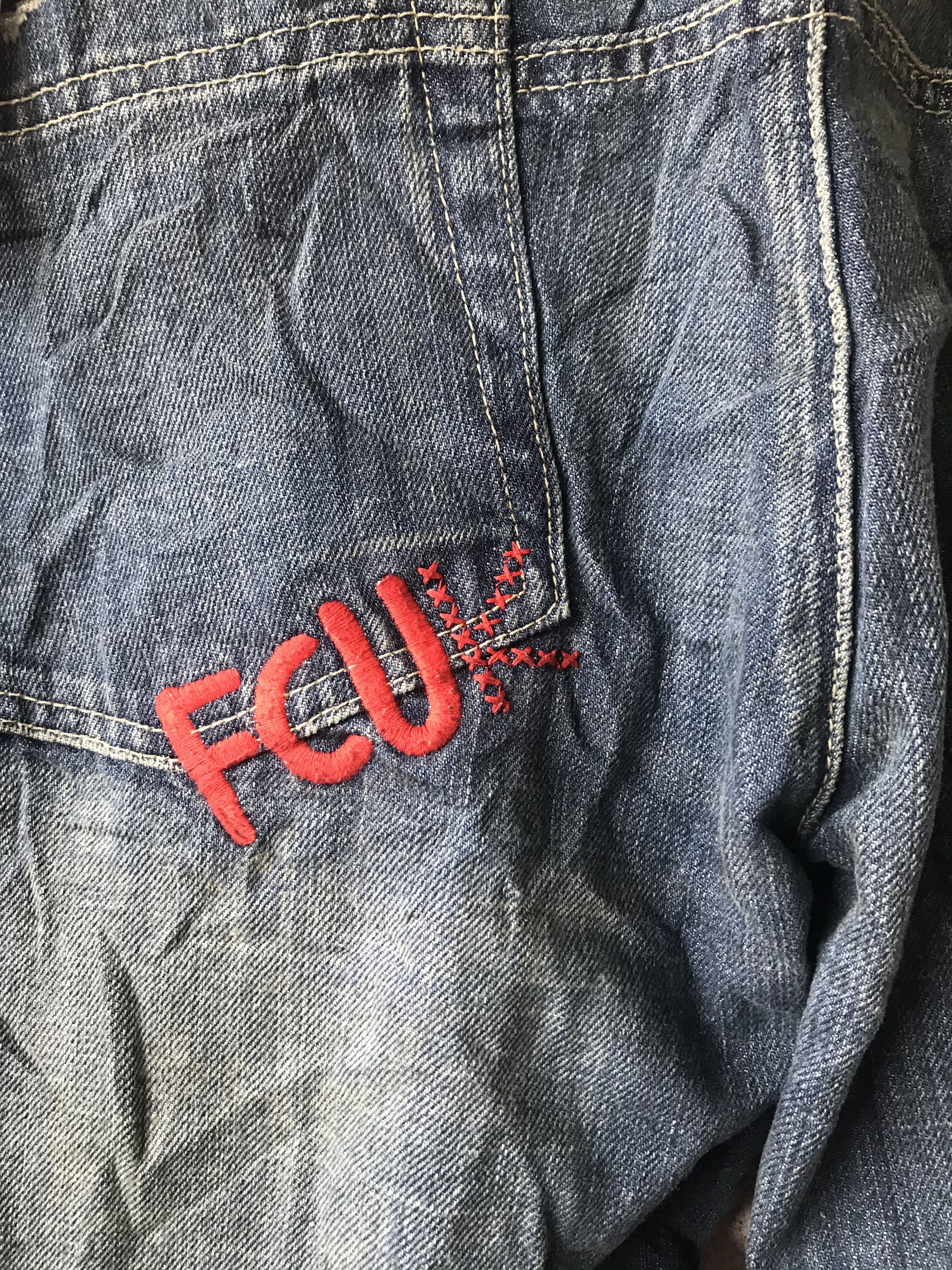 FCUK FCUK Distressed Denim Size US 35 - 10 Thumbnail