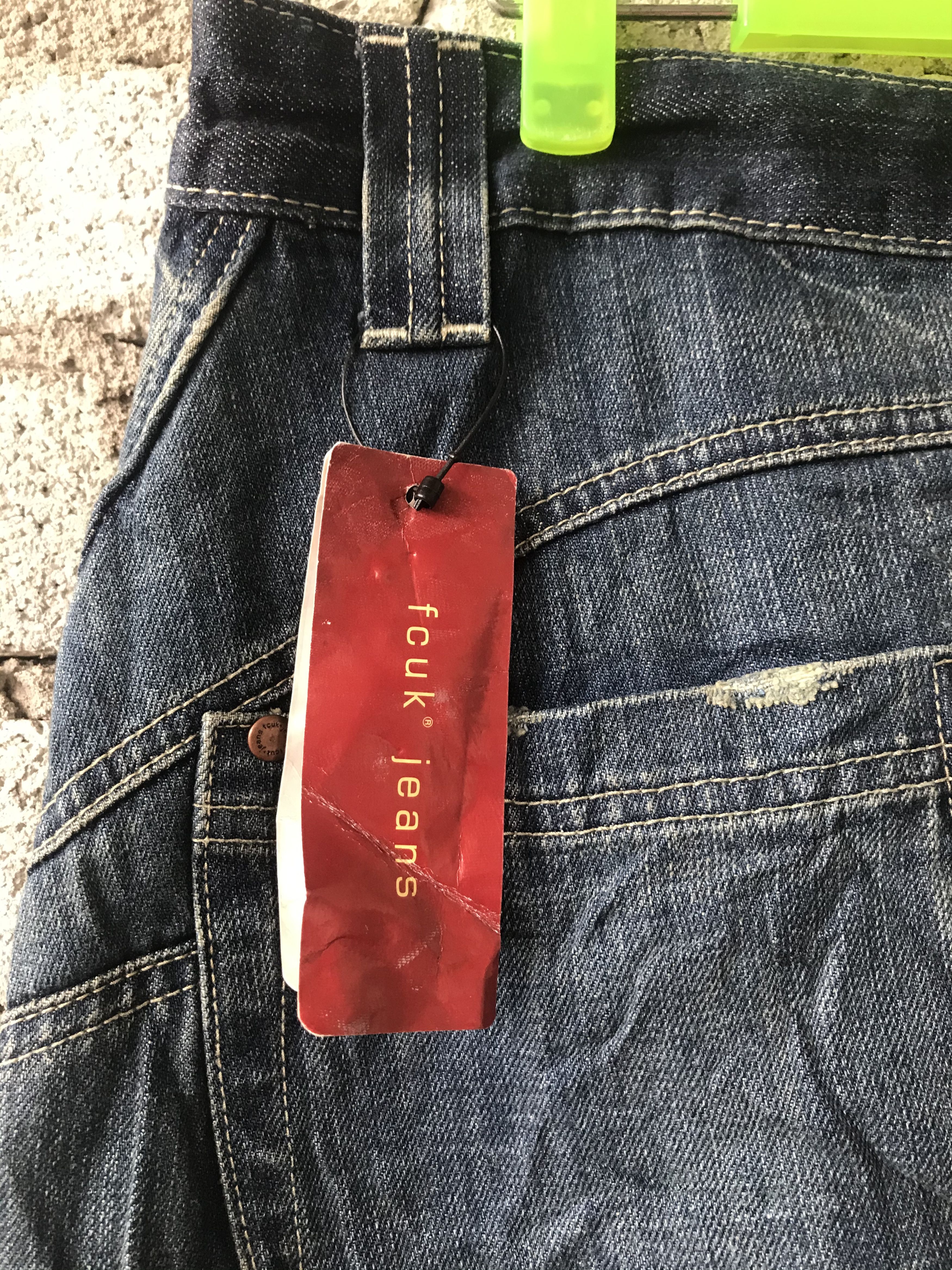 FCUK FCUK Distressed Denim Size US 35 - 11 Thumbnail
