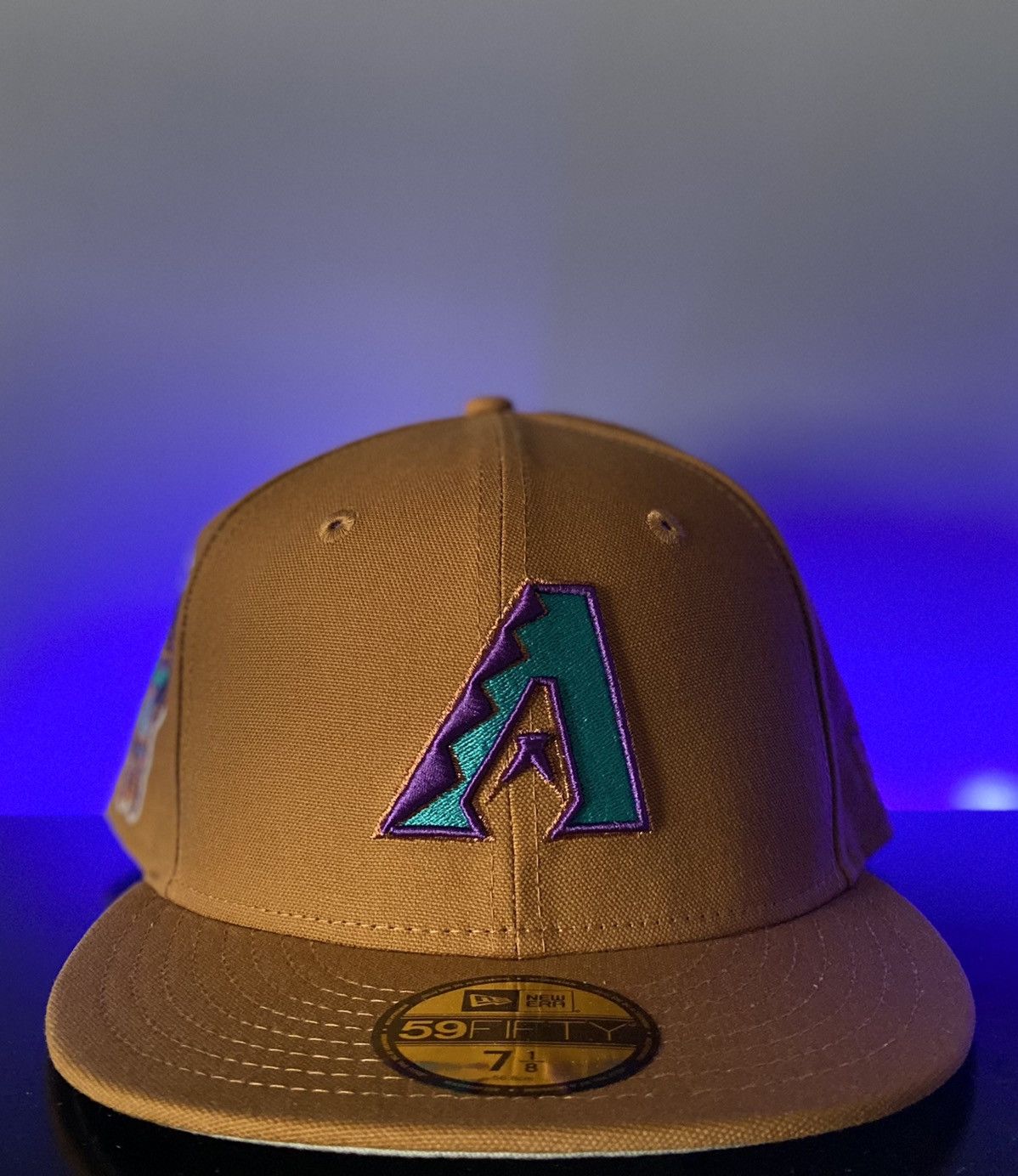 NEW ERA 1998 retailer Arizona Diamondbacks 59Fifty Hat Purple Men’s Sz 8 *NEW* RARE