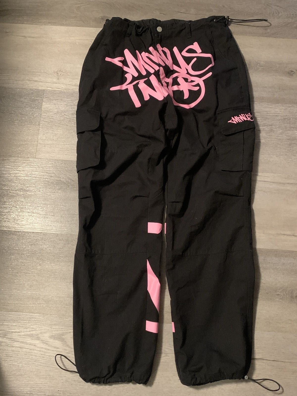 Streetwear Minus Two Black Graff Cargo Pants | Grailed