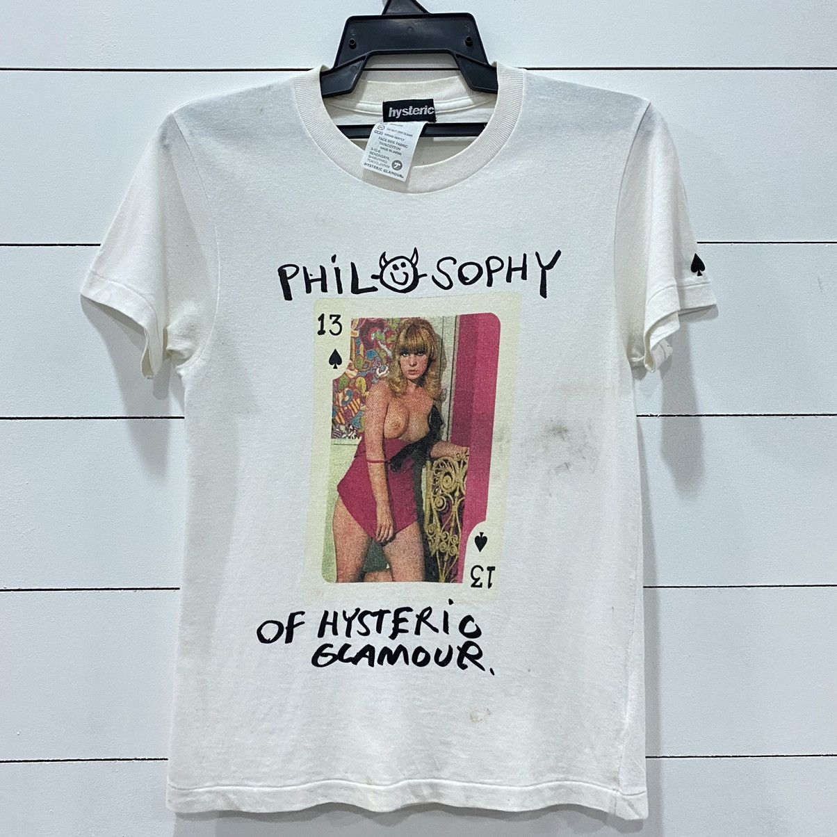 Hysteric Glamour × Japanese Brand × Vintage Vintage Hysteric Glamour Philosophy Tee Size US XXS / EU 40 - 2 Thumbnail