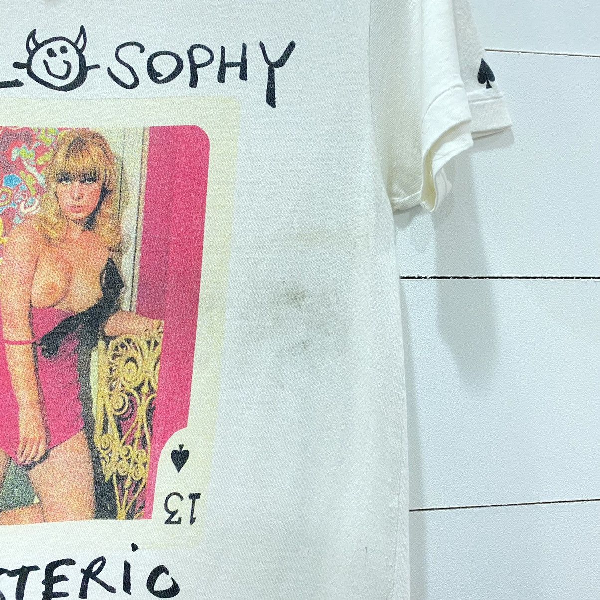 Hysteric Glamour × Japanese Brand × Vintage Vintage Hysteric Glamour Philosophy Tee Size US XXS / EU 40 - 8 Thumbnail