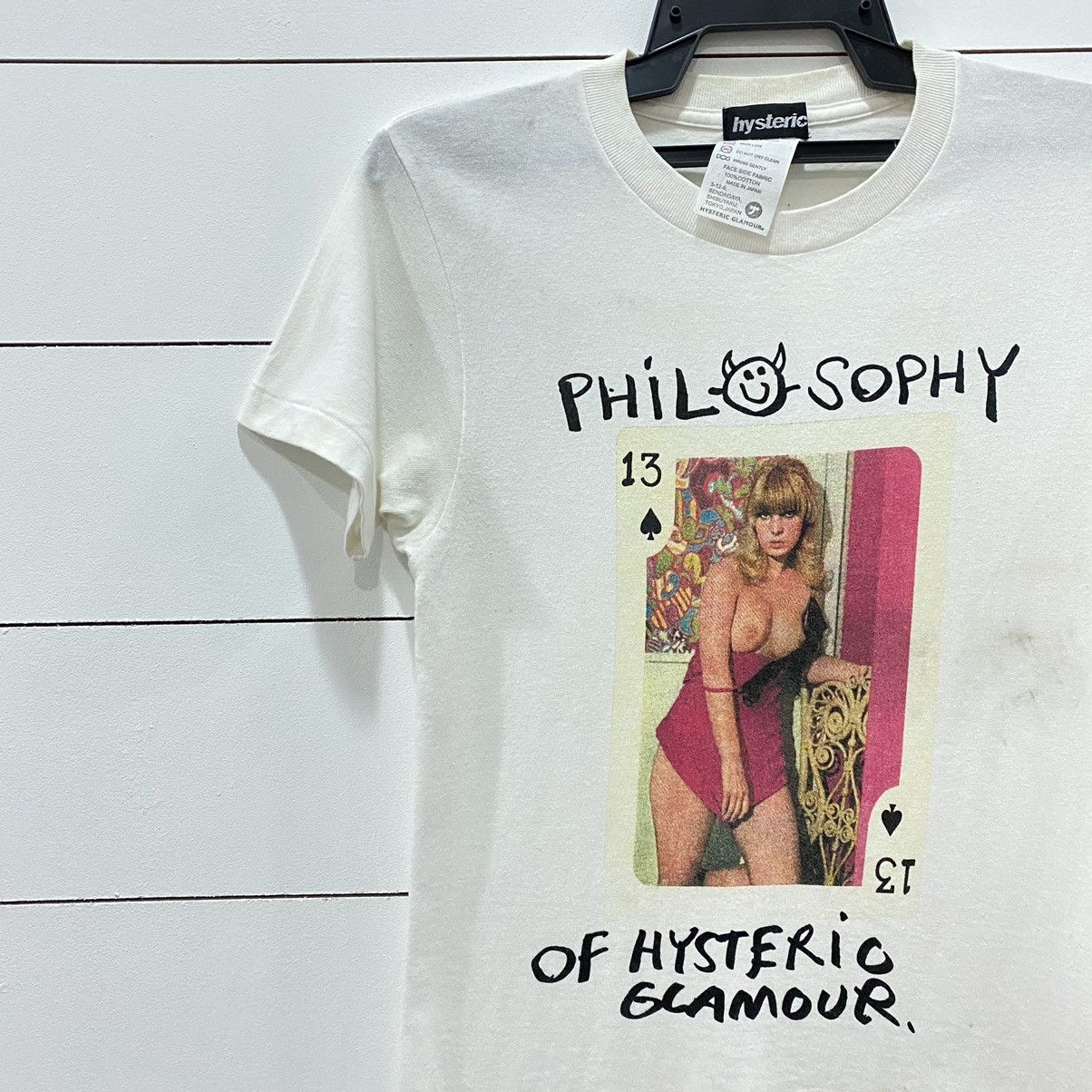 Hysteric Glamour × Japanese Brand × Vintage Vintage Hysteric Glamour Philosophy Tee Size US XXS / EU 40 - 3 Thumbnail