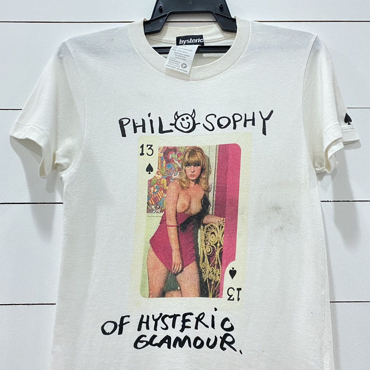 Hysteric Glamour × Japanese Brand × Vintage Vintage Hysteric Glamour Philosophy Tee Size US XXS / EU 40 - 1 Thumbnail