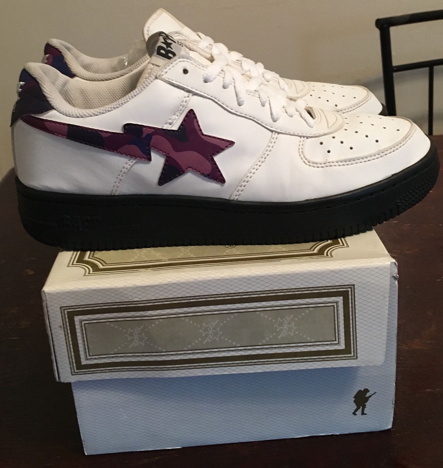 Bape Bape Purple Camo Bapestas Roadsta | Grailed