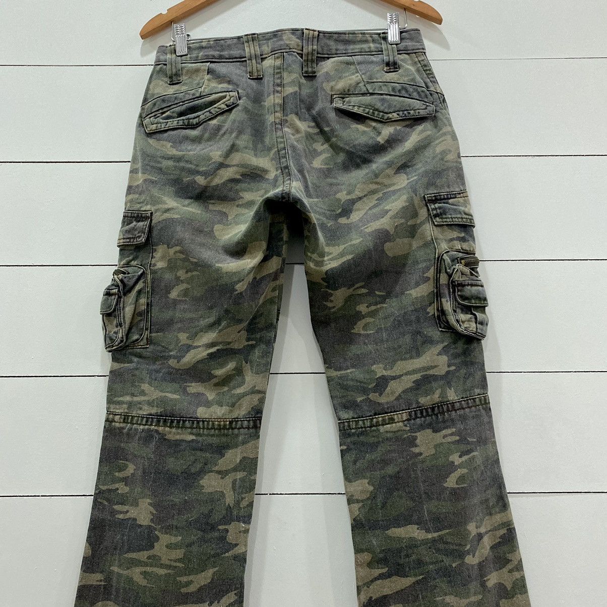 If Six Was Nine × Japanese Brand × Le Grande Bleu (L.G.B.) Semantic Design Tactical Pocket Camo Cargo Pants Size US 30 / EU 46 - 7 Thumbnail
