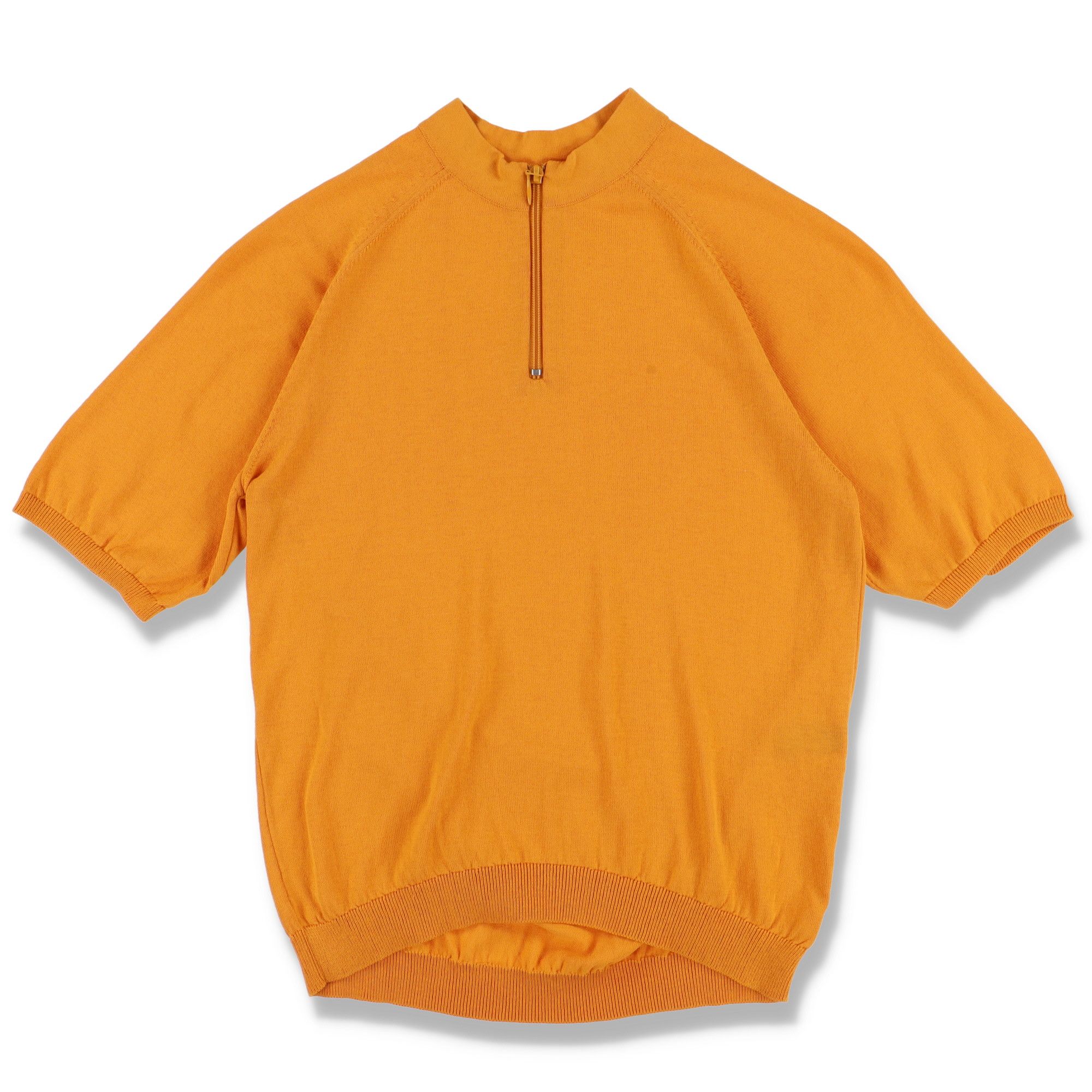 Jacquemus Orange Half-Zip Knitted Top Size US XS / EU 42 / 0 - 1 Thumbnail