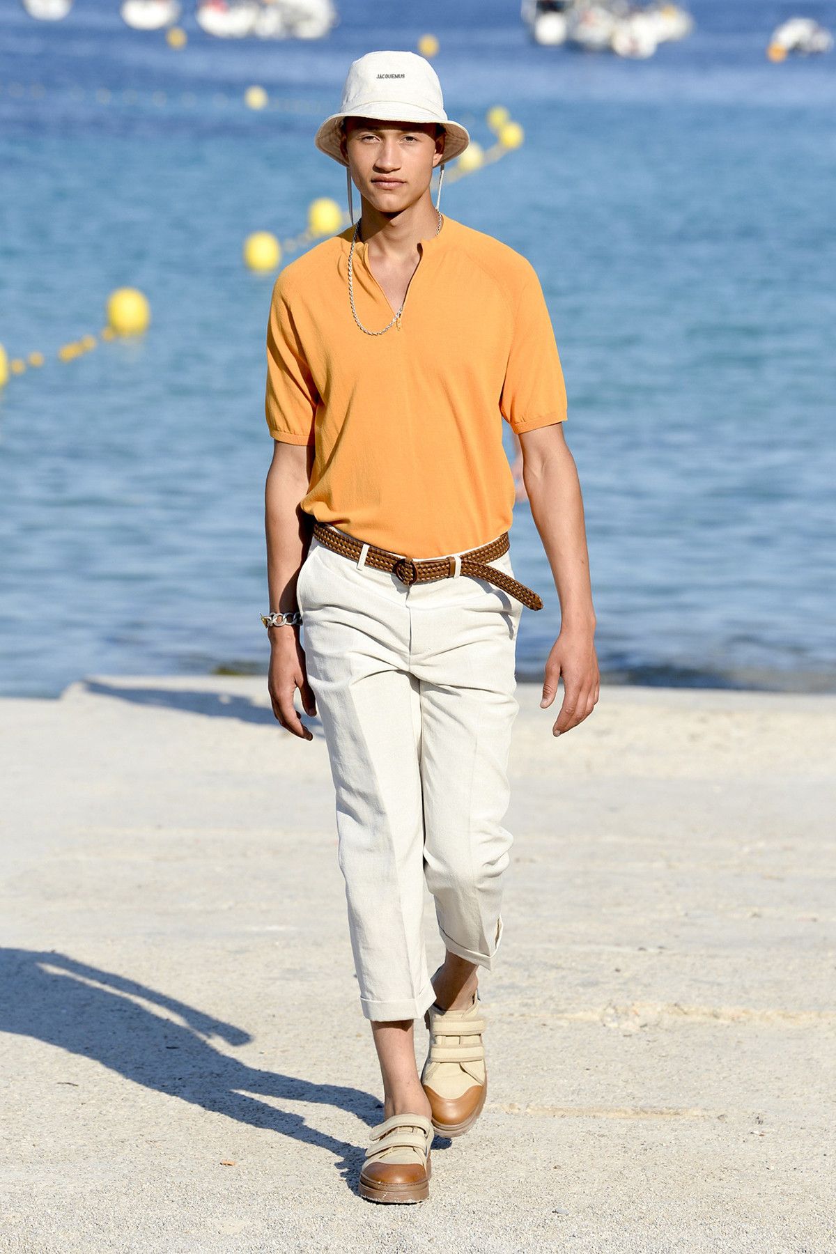 Jacquemus Orange Half-Zip Knitted Top Size US XS / EU 42 / 0 - 2 Thumbnail