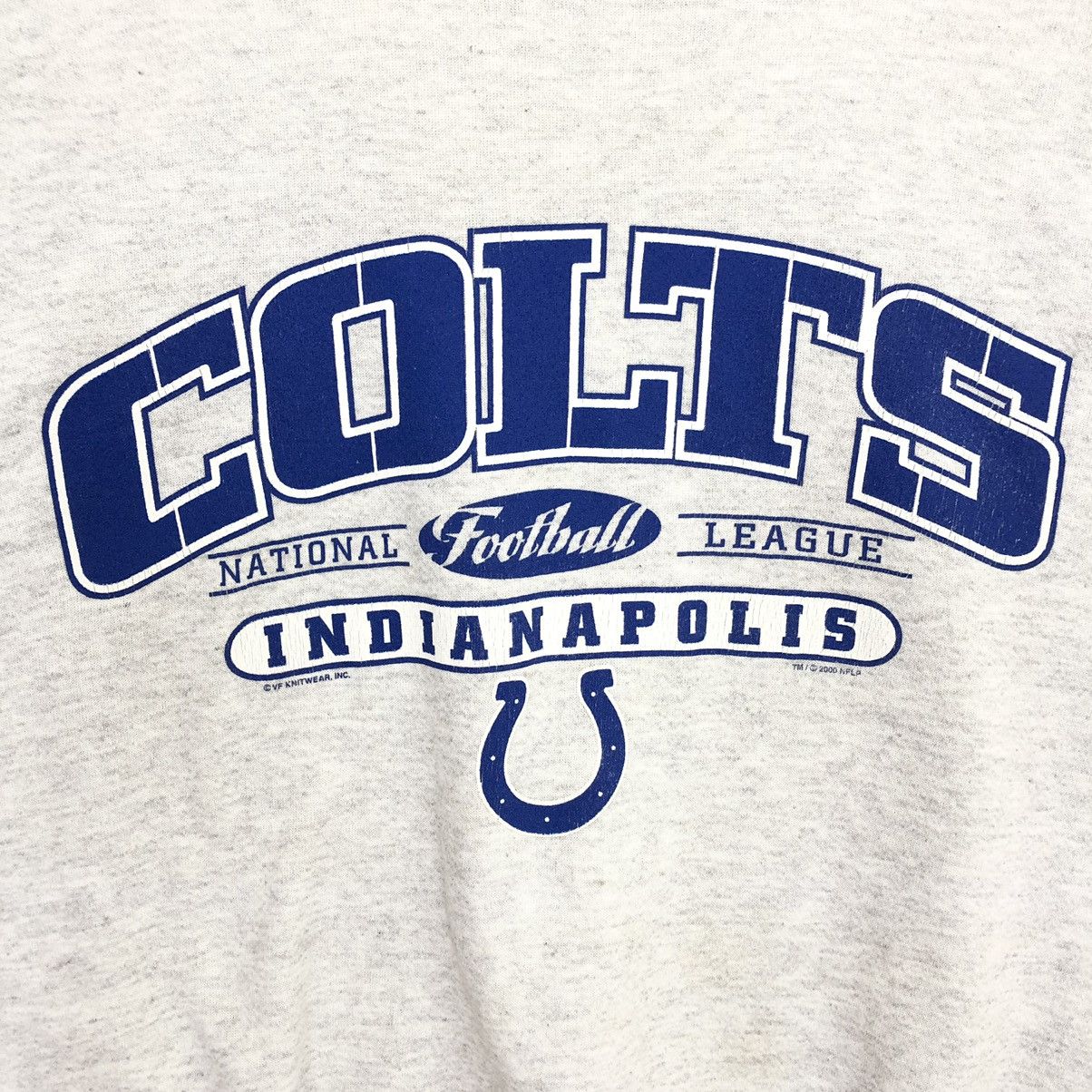 Y2K NFL Colts Indianapolis Football Big Logo Sweatshirt