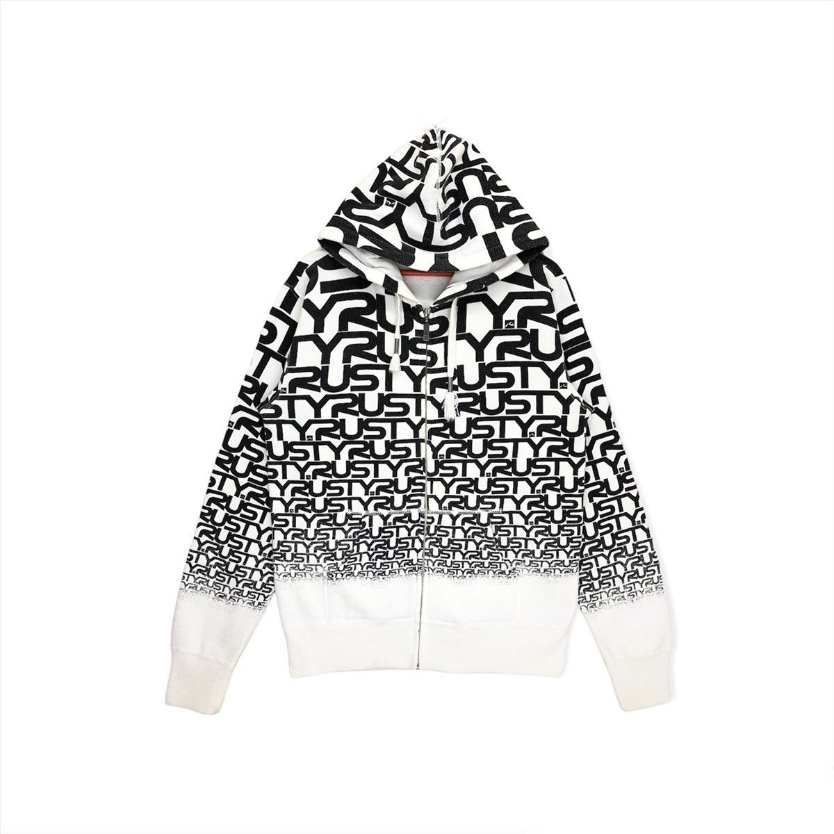 Rusty Rusty All Over Print Zipper Hoodie Size US L / EU 52-54 / 3 - 1 Thumbnail