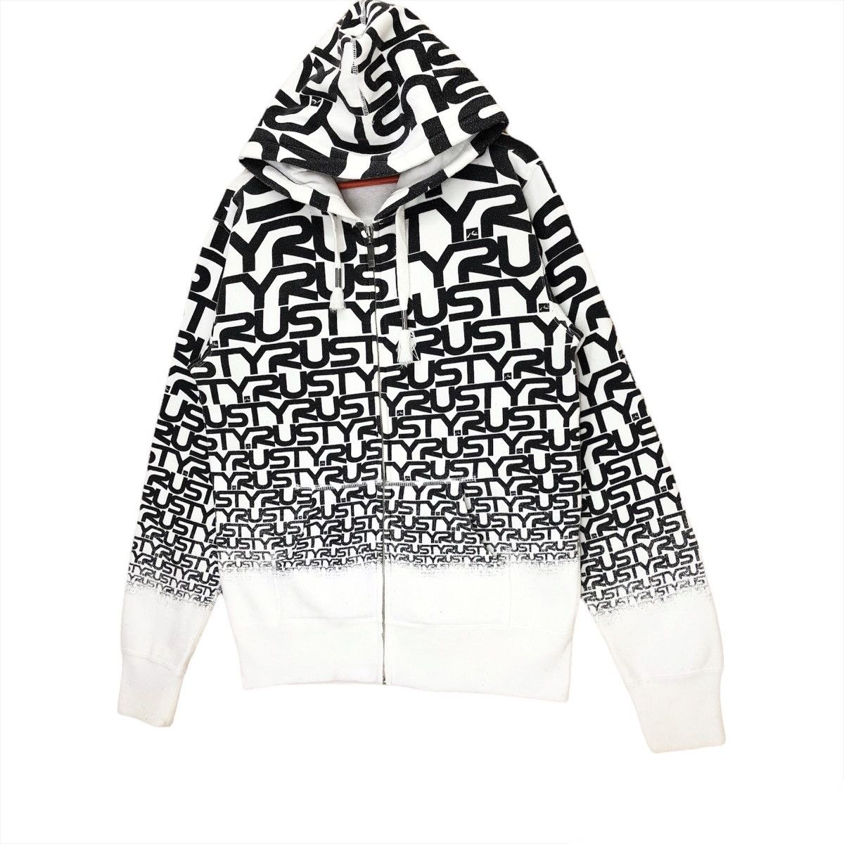 Rusty Rusty All Over Print Zipper Hoodie Size US L / EU 52-54 / 3 - 2 Thumbnail