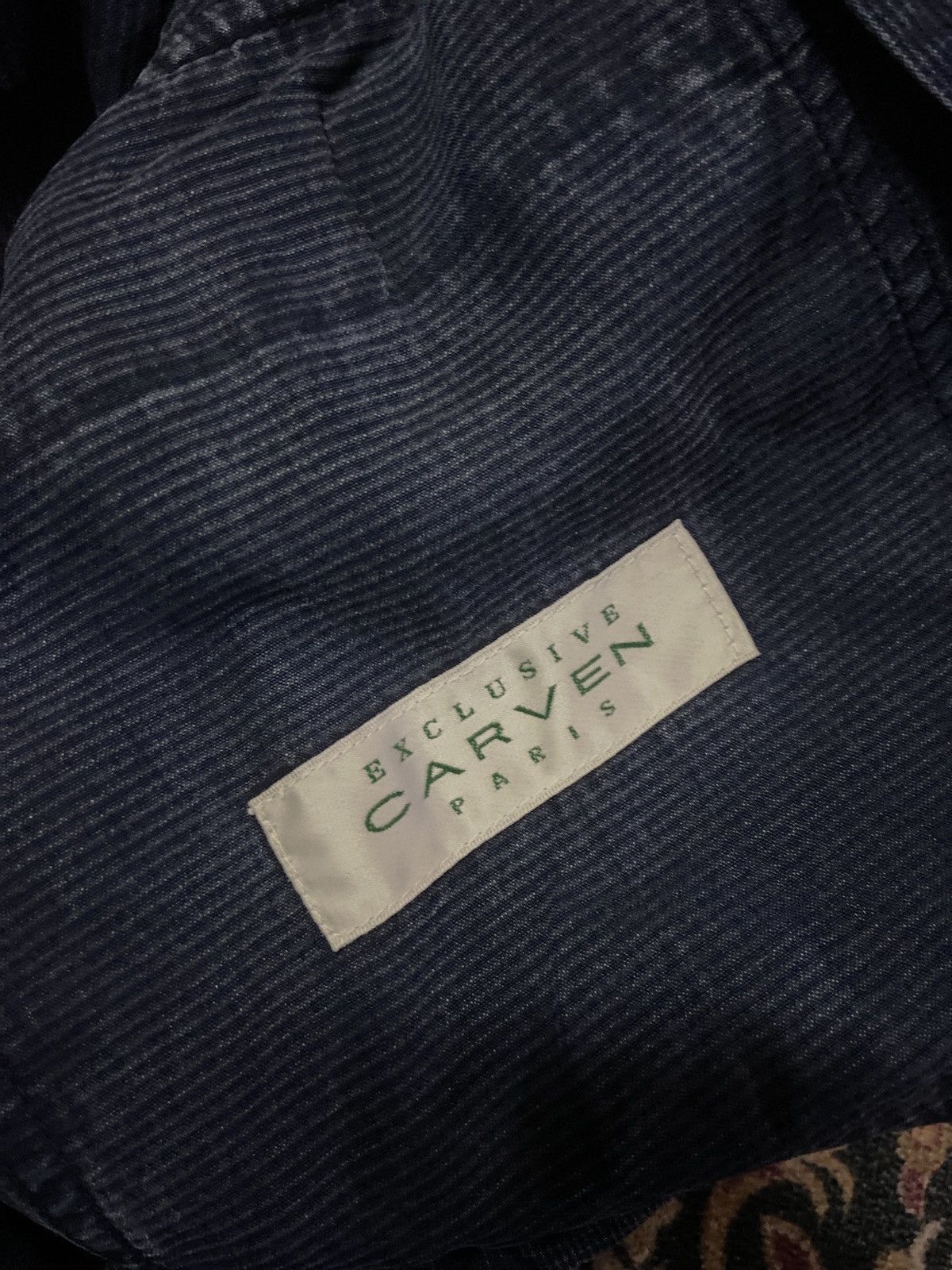 Carven 🔥SALE🔥 VINTAGE BLUE INDIGO CARVEN PARIS EXCLUSIVE STYLE VEST Size US M / EU 48-50 / 2 - 6 Thumbnail