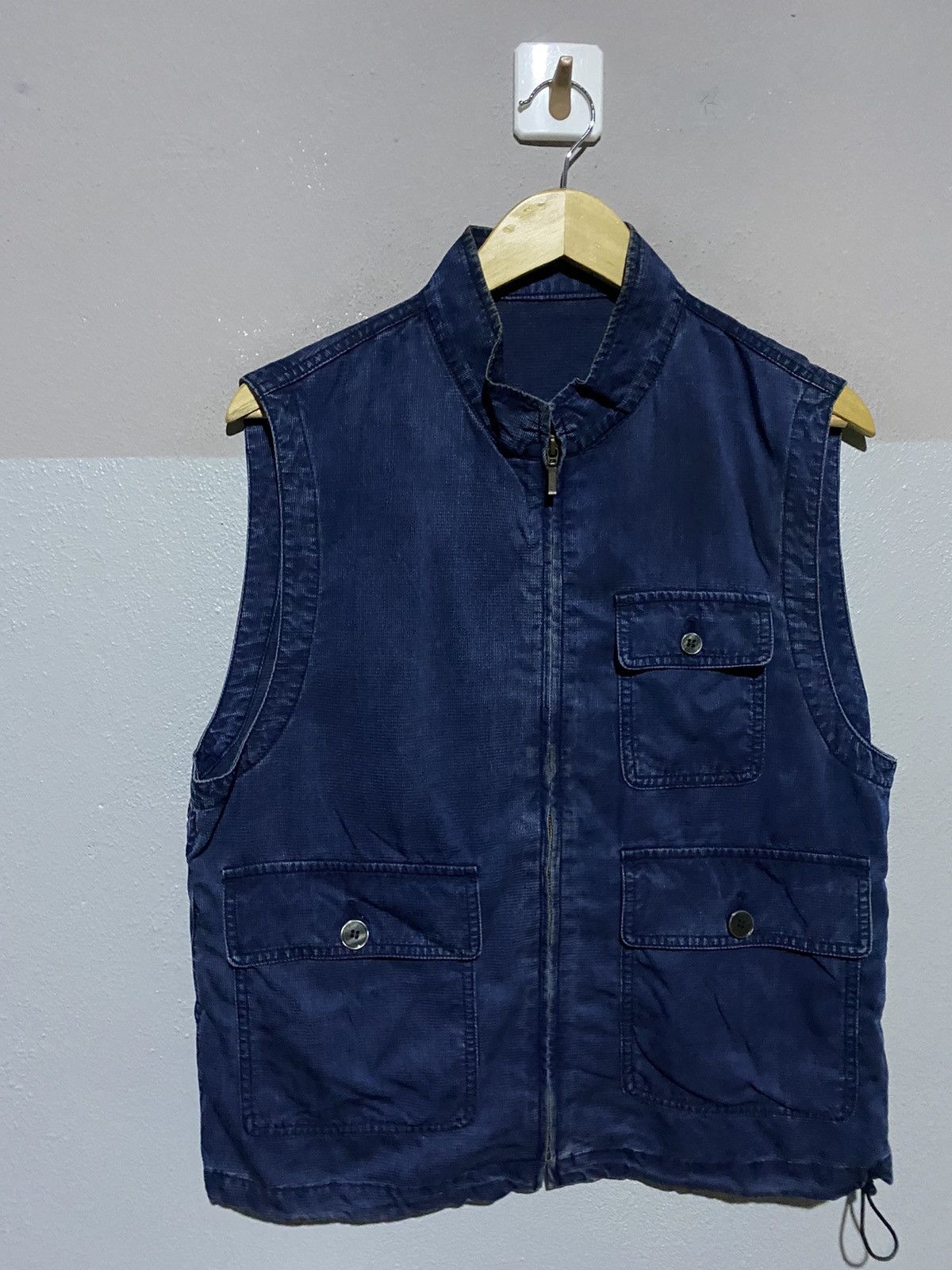 Carven 🔥SALE🔥 VINTAGE BLUE INDIGO CARVEN PARIS EXCLUSIVE STYLE VEST Size US M / EU 48-50 / 2 - 4 Thumbnail