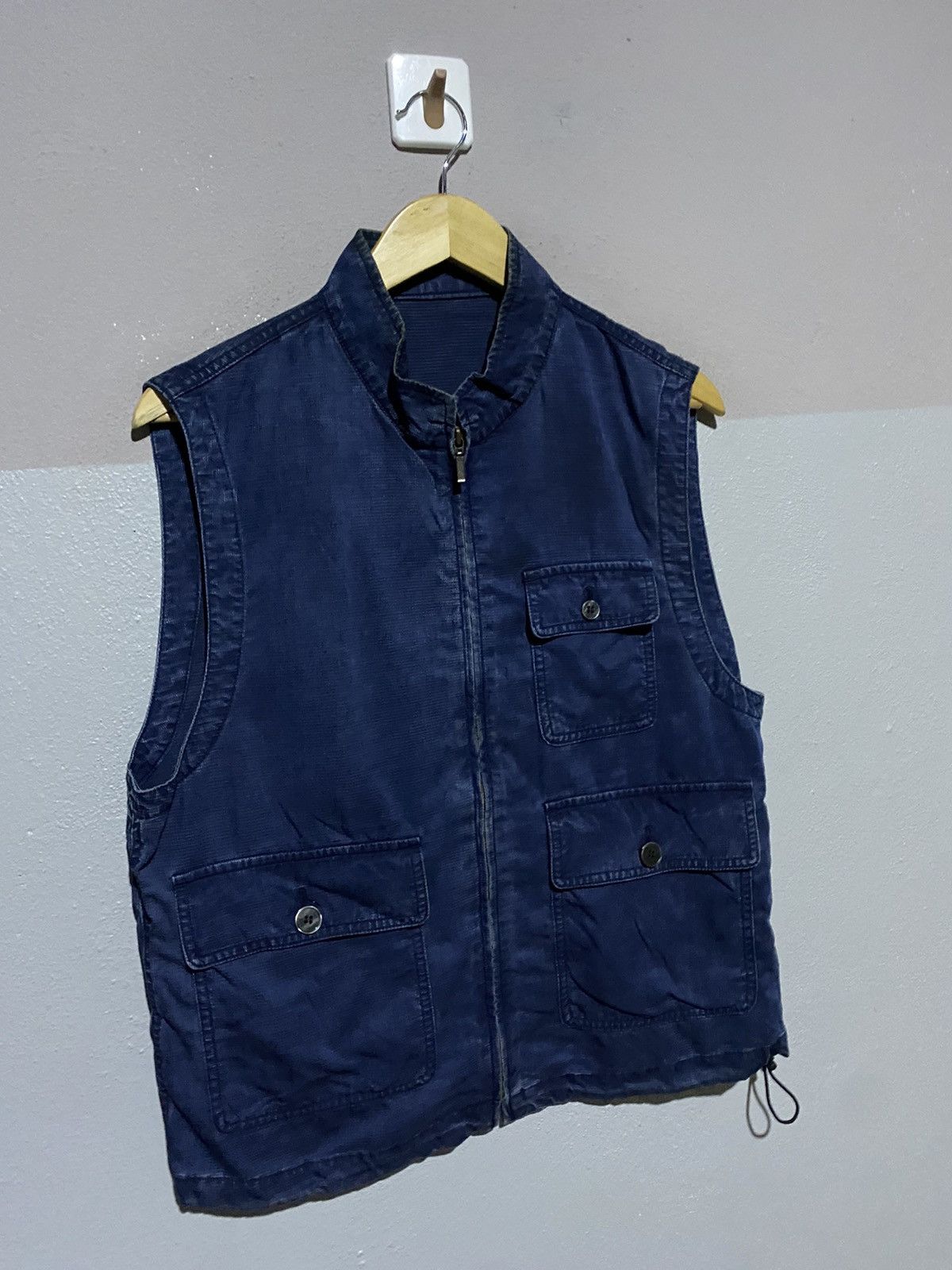 Carven 🔥SALE🔥 VINTAGE BLUE INDIGO CARVEN PARIS EXCLUSIVE STYLE VEST Size US M / EU 48-50 / 2 - 3 Thumbnail