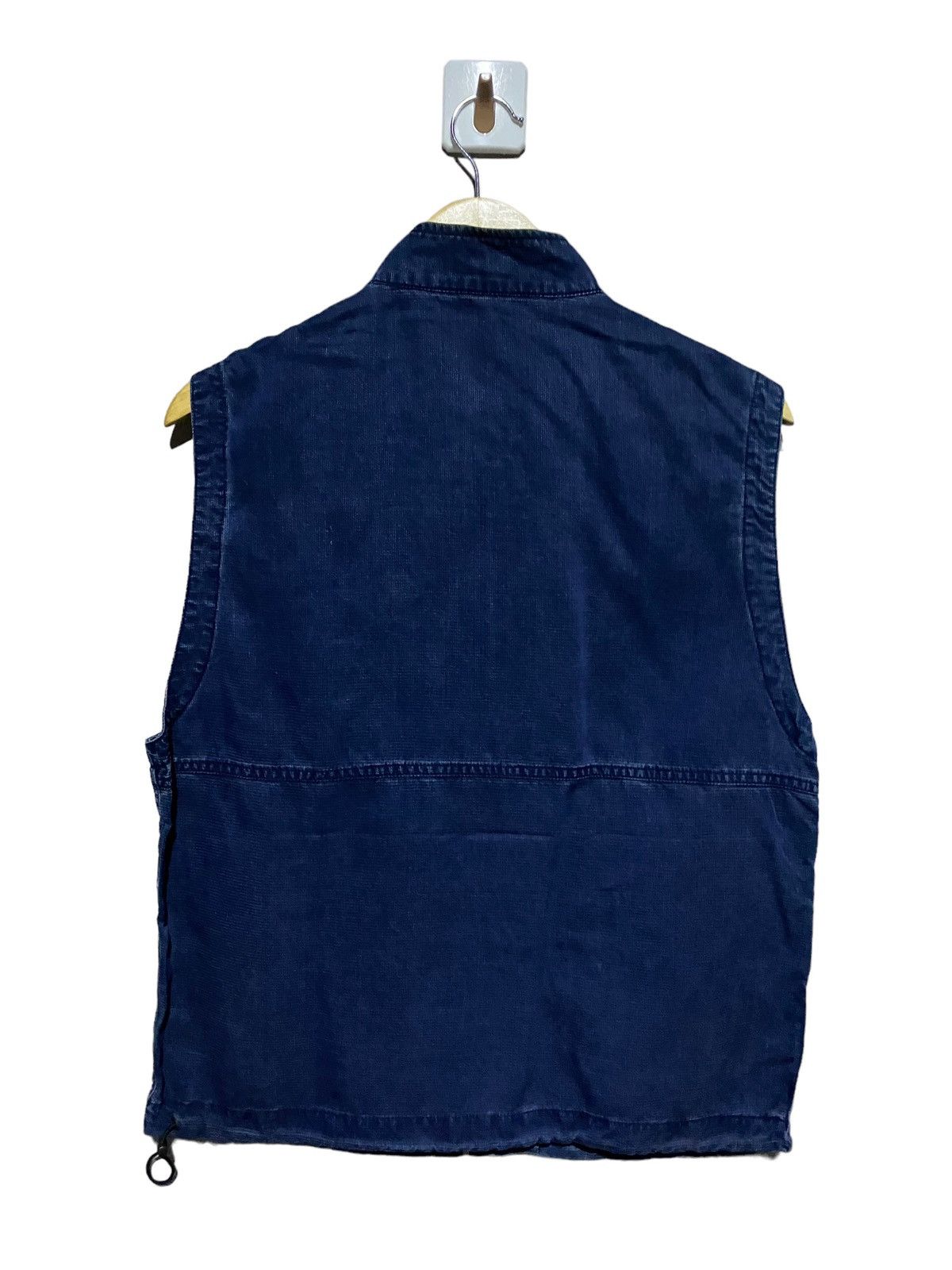 Carven 🔥SALE🔥 VINTAGE BLUE INDIGO CARVEN PARIS EXCLUSIVE STYLE VEST Size US M / EU 48-50 / 2 - 2 Thumbnail