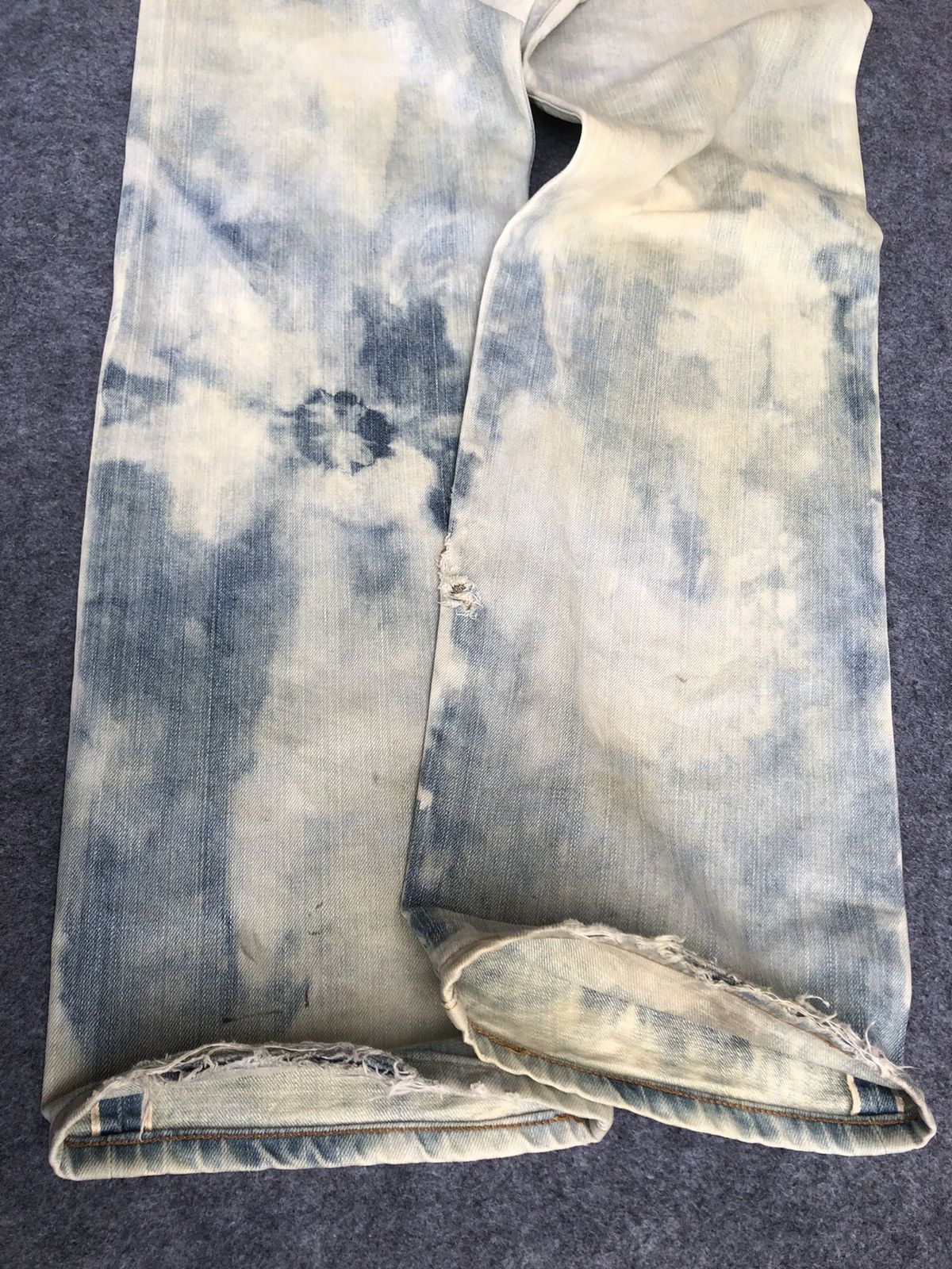 Edwin Vintage 90s🔥Edwin🔥Selvedge Acid wash Distressed Jeans Size US 34 / EU 50 - 14 Thumbnail