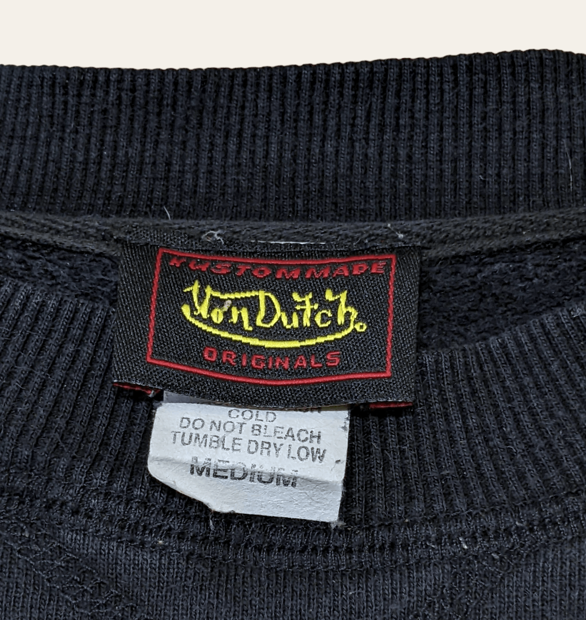 Vintage × Von Dutch Vintage Von Dutch Kustom Made Crop Sweatshirt Size M / US 6-8 / IT 42-44 - 9 Thumbnail