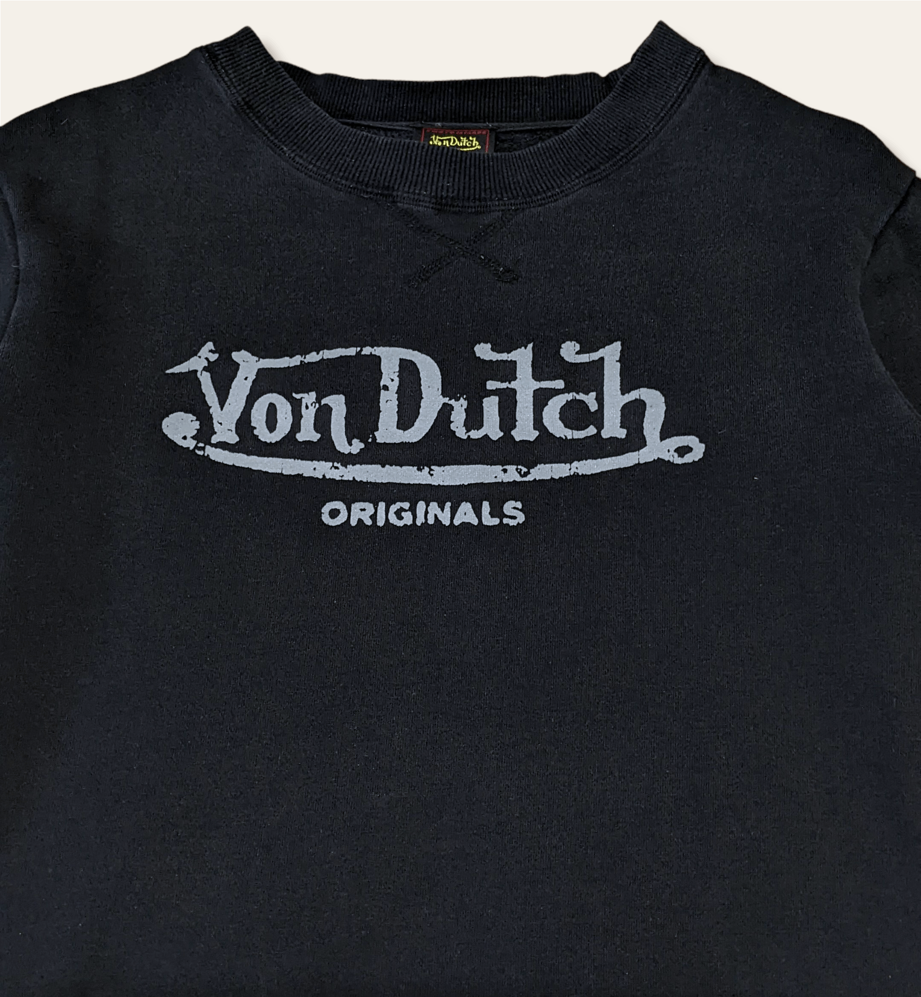 Vintage × Von Dutch Vintage Von Dutch Kustom Made Crop Sweatshirt Size M / US 6-8 / IT 42-44 - 3 Thumbnail