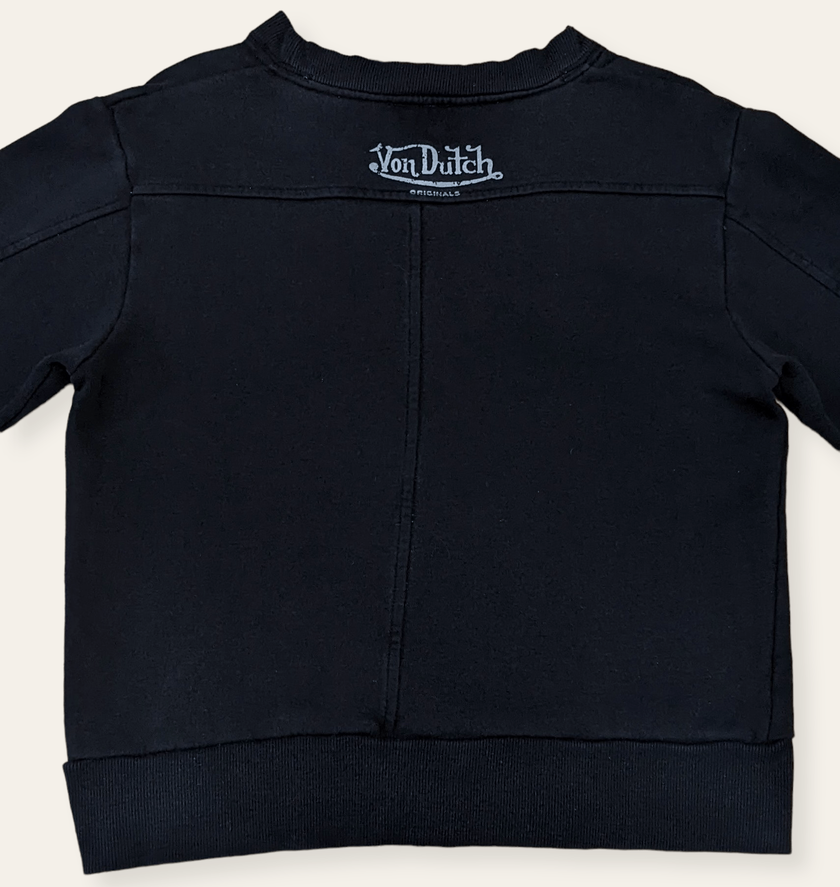 Vintage × Von Dutch Vintage Von Dutch Kustom Made Crop Sweatshirt Size M / US 6-8 / IT 42-44 - 4 Thumbnail