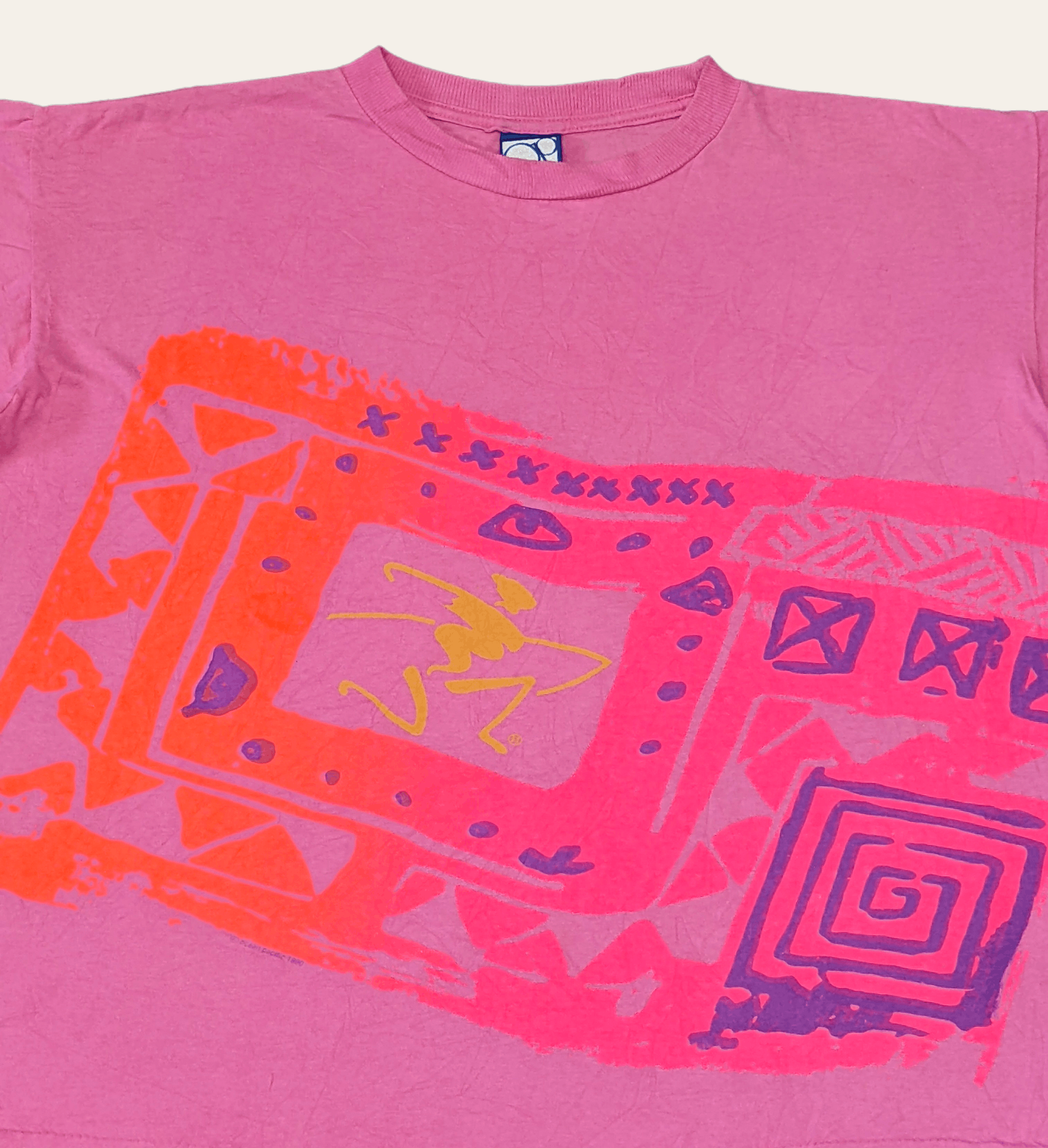 Ocean Pacific × Vintage Vintage 80s 90s Ocean Pacific Surf Tribal T shirt Size US M / EU 48-50 / 2 - 3 Thumbnail