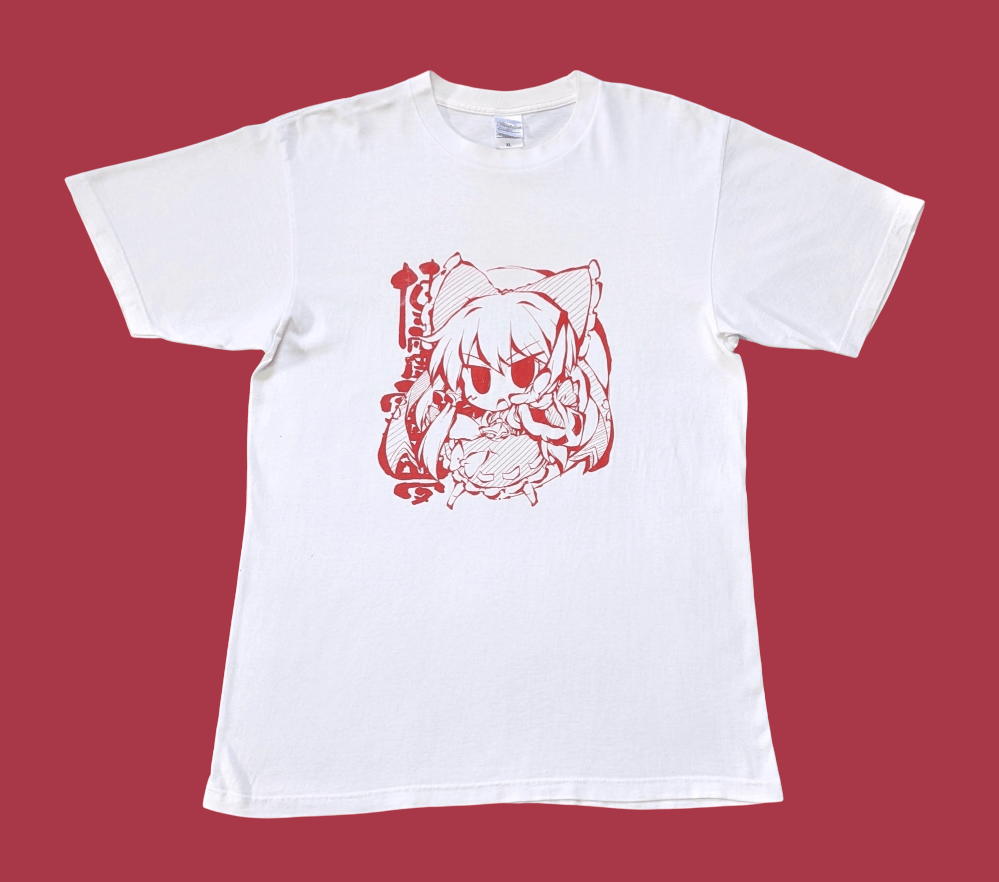 Anime × Japanese Brand × Vintage Vintage Chibi Anime Girl Reimu Hakurei Touhou Project Tees Size US XL / EU 56 / 4 - 2 Thumbnail