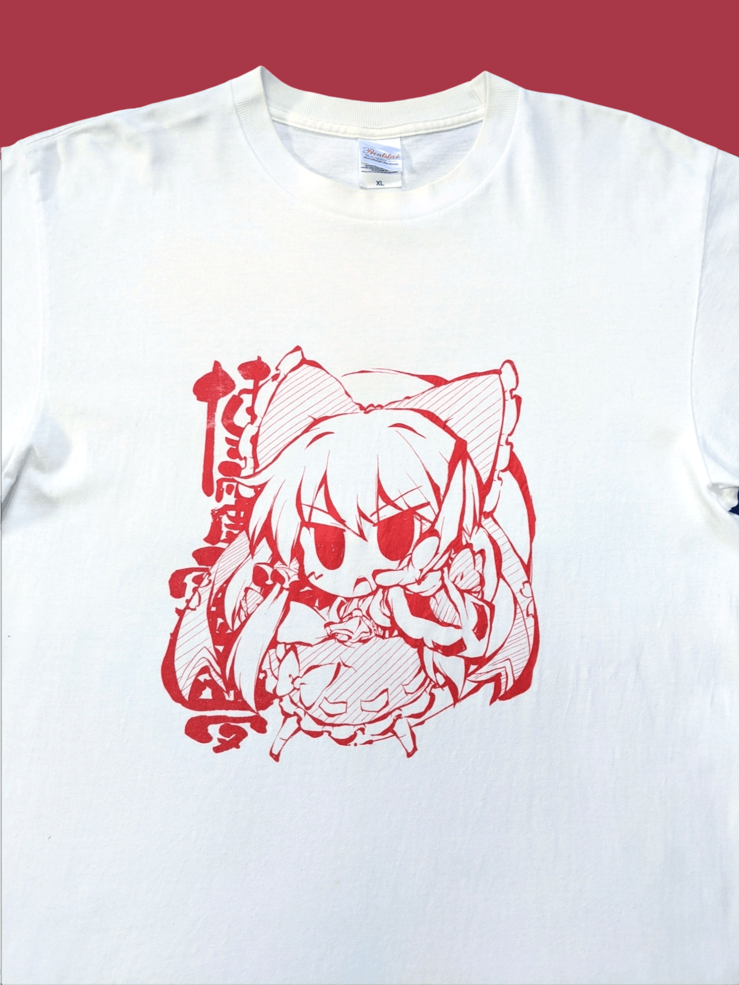Anime × Japanese Brand × Vintage Vintage Chibi Anime Girl Reimu Hakurei Touhou Project Tees Size US XL / EU 56 / 4 - 1 Thumbnail