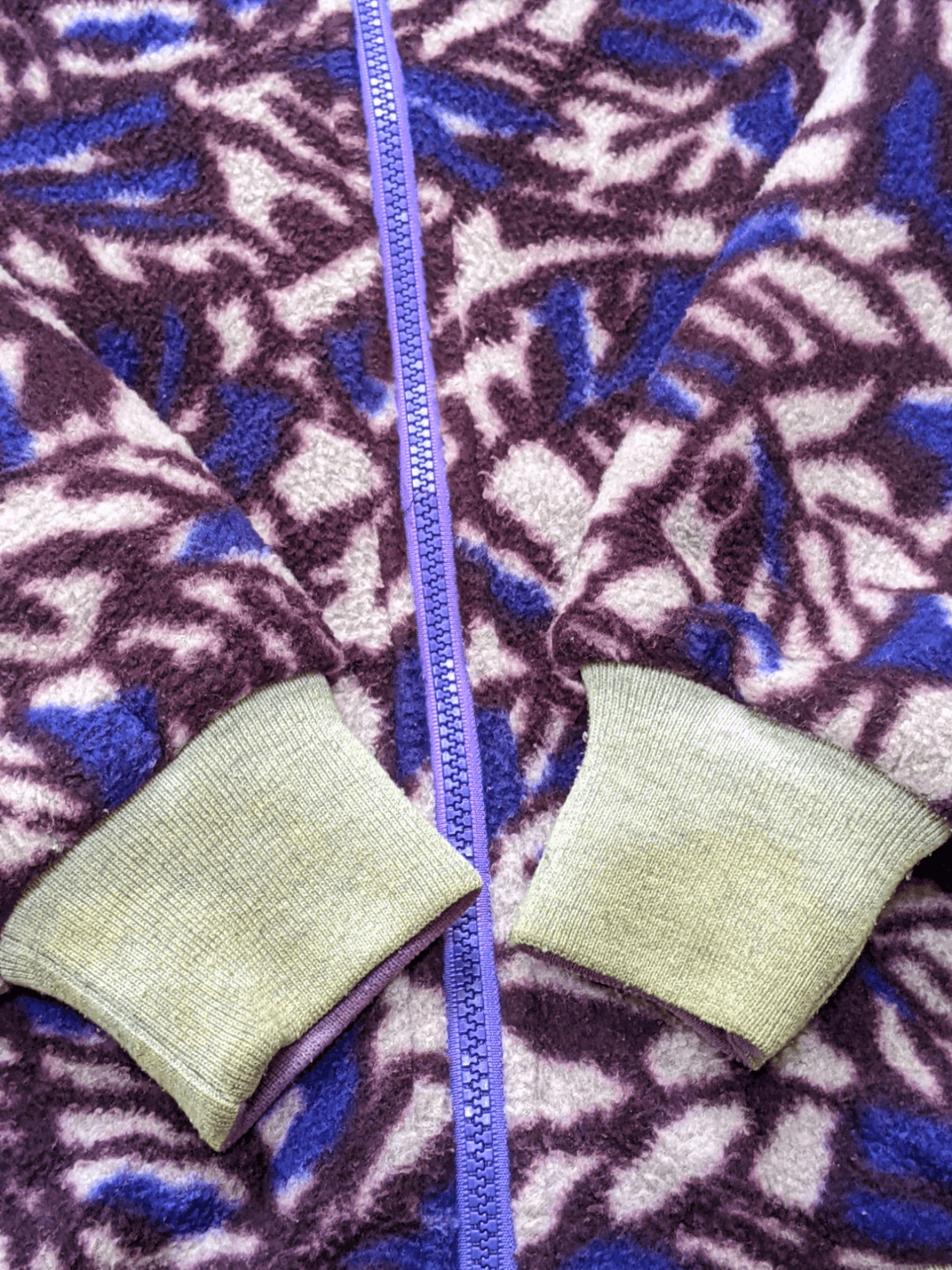 Helly Hansen × Vintage Rare Vtg 90s Helly Hansen Floral Fleece Reversible Jacket Size US XL / EU 56 / 4 - 5 Thumbnail
