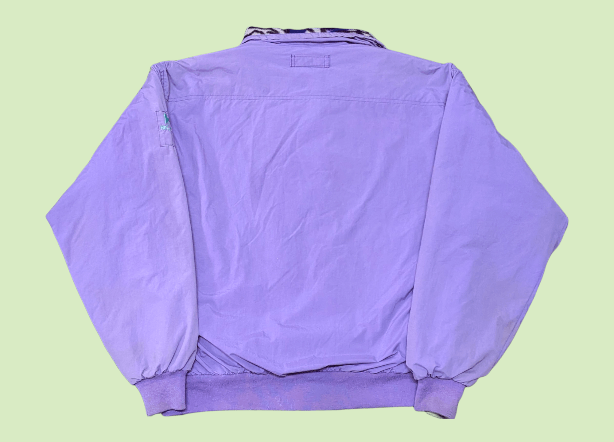 Helly Hansen × Vintage Rare Vtg 90s Helly Hansen Floral Fleece Reversible Jacket Size US XL / EU 56 / 4 - 7 Thumbnail