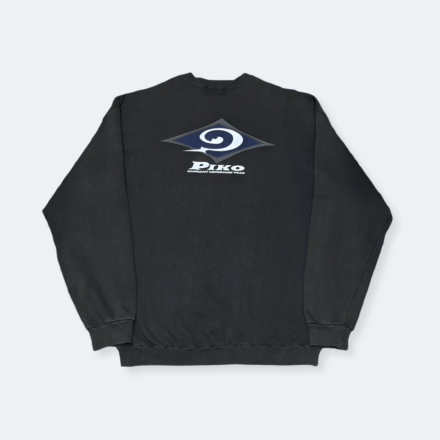 Vintage 90s Piko Surfboards Logo Faded Sweatshirt Tops