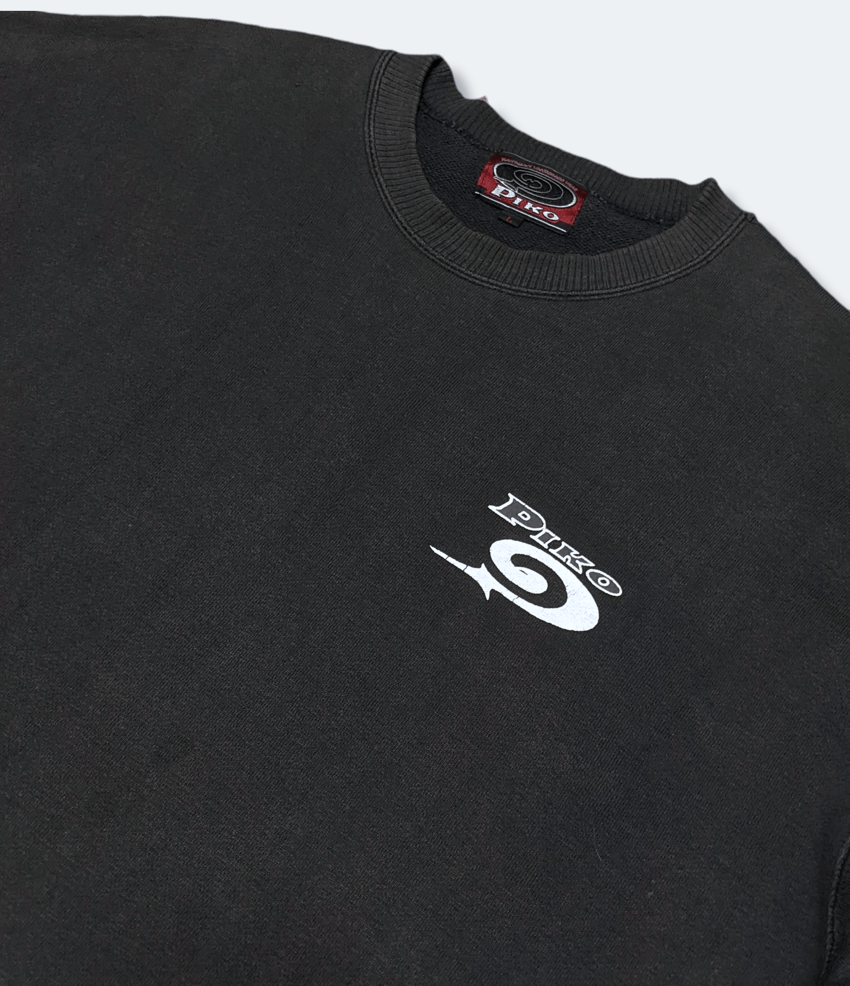 Billabong × Vintage Vintage 90s Piko Surfboards Logo Faded Sweatshirt Size US L / EU 52-54 / 3 - 4 Thumbnail