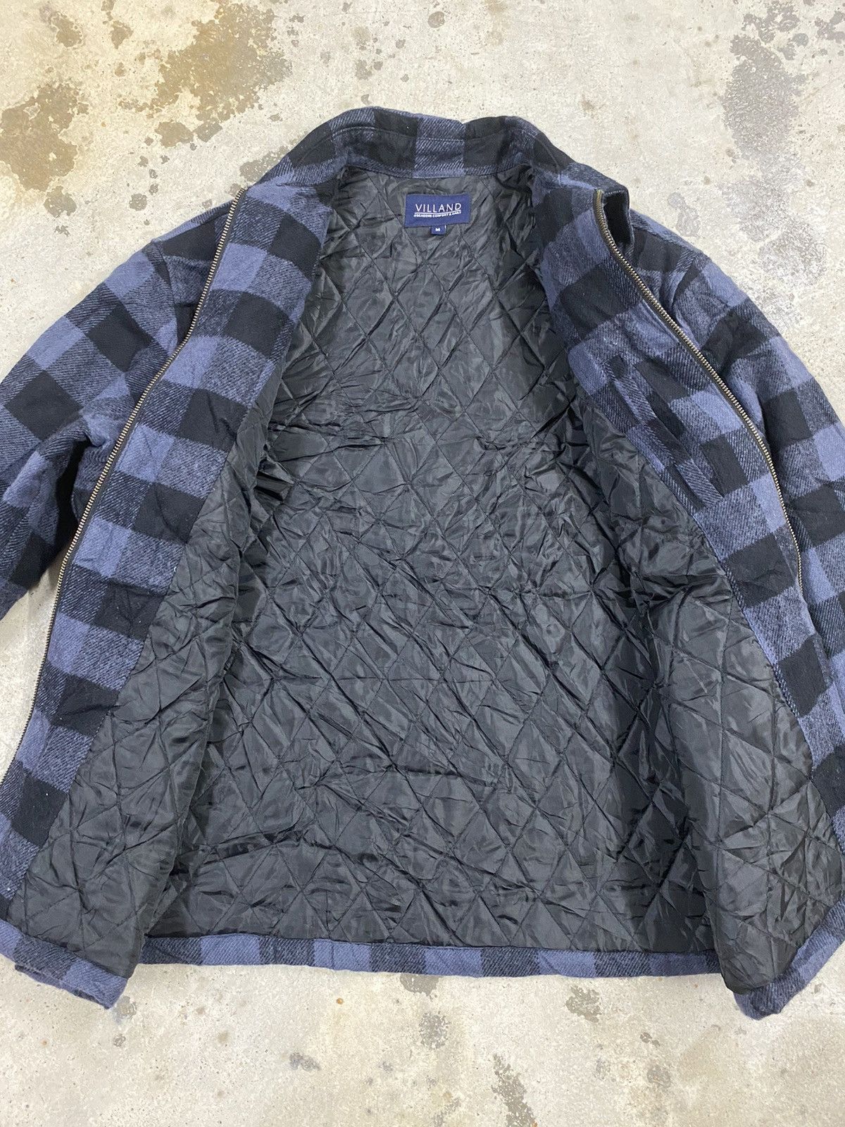 Flannel × Japanese Brand VILLAND WOOL ZIP FLANNEL JACKET Size US M / EU 48-50 / 2 - 4 Thumbnail