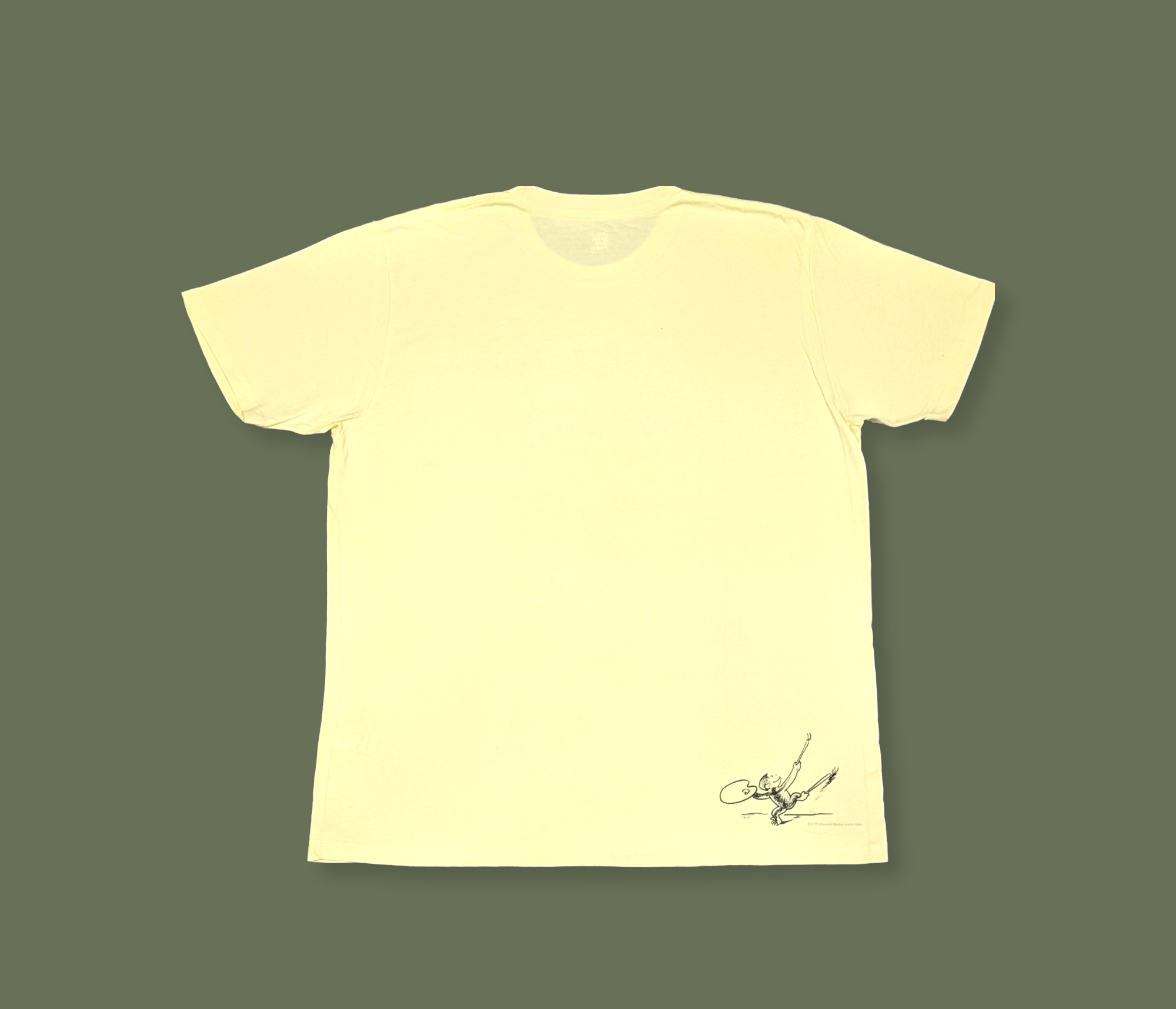 Cartoon Network × Disney × Vintage Curious George Big Print T shirt Size US L / EU 52-54 / 3 - 3 Thumbnail