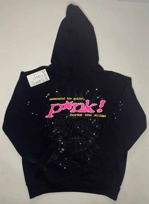 Young Thug (M) Sp5der Black P*NK Hoodie | Grailed