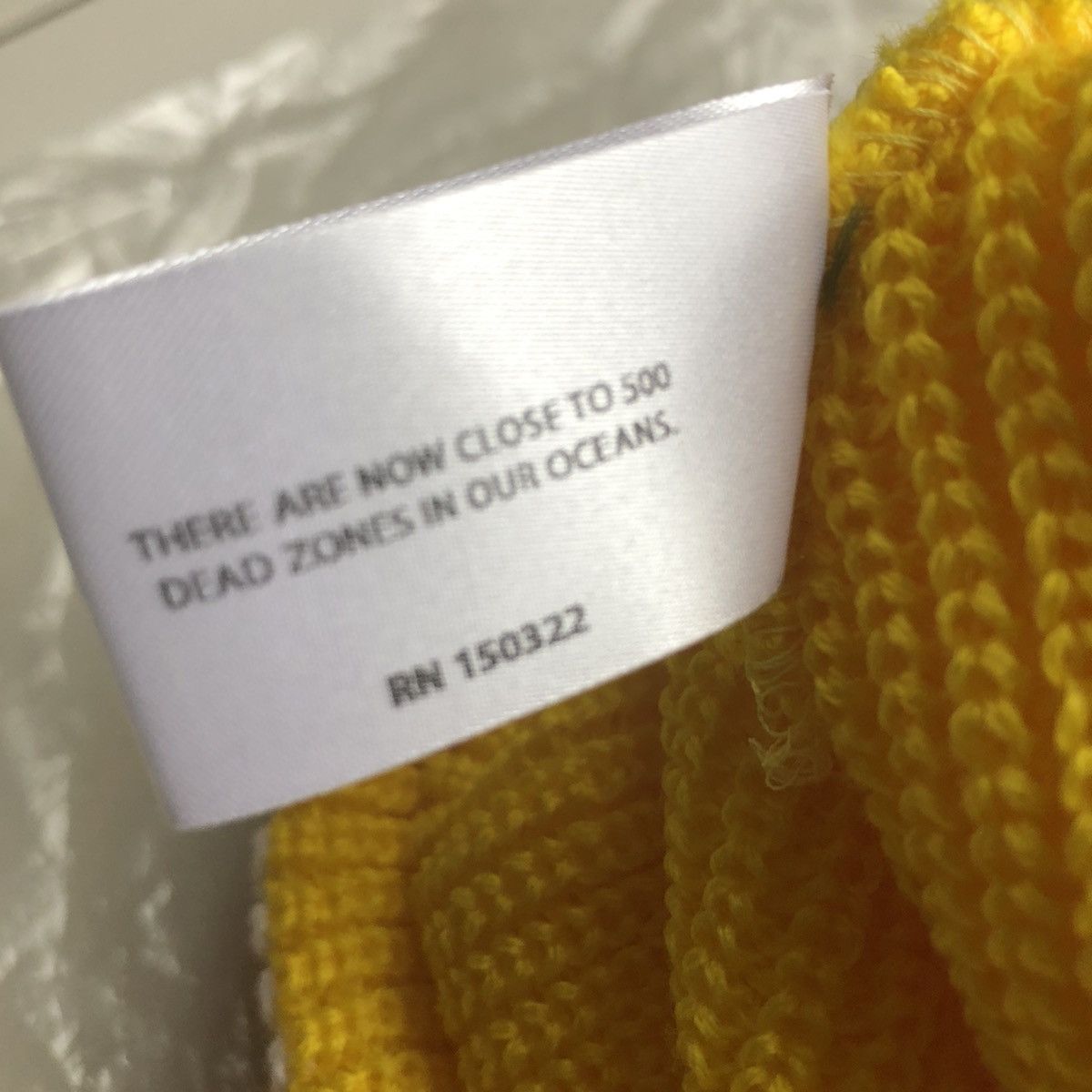 Noah FW20 Core Logo Stripe Beanie YELLOW Size ONE SIZE - 4 Thumbnail