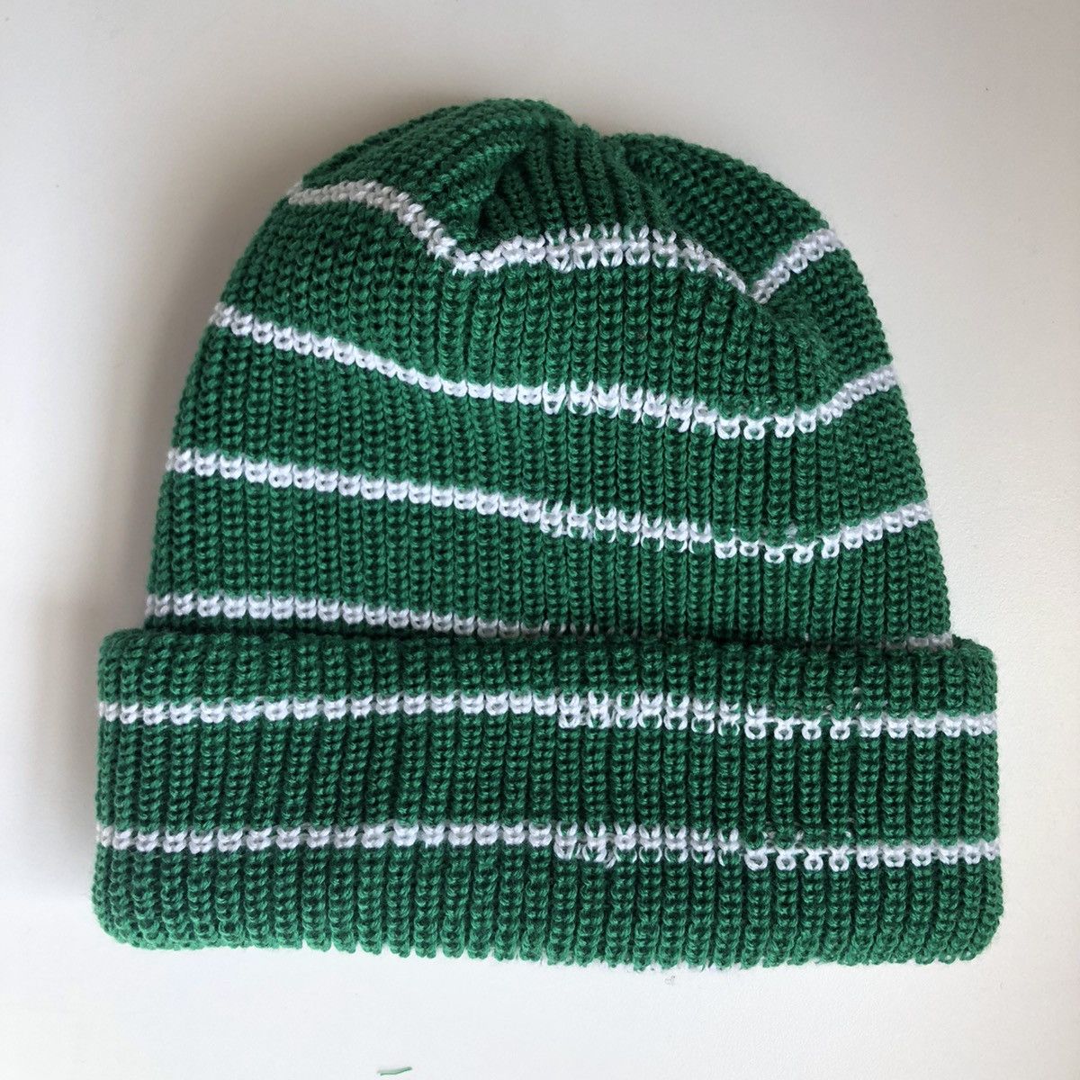 Noah FW20 Core Logo Stripe Beanie GREEN Size ONE SIZE - 2 Thumbnail